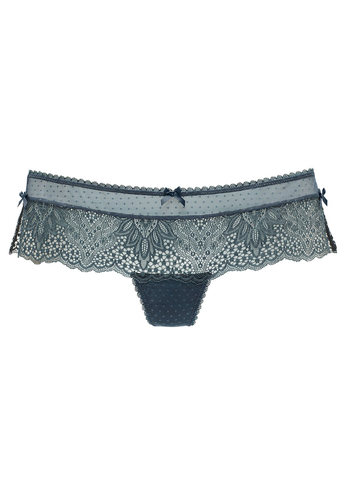 Vivance Stringpanty, aus extravaganter Spitze mit seitlichen Schlitzen
