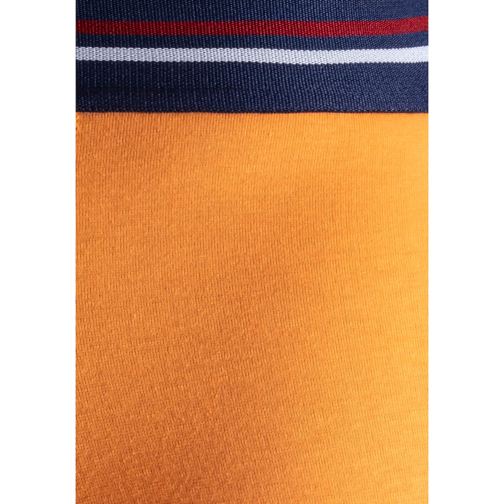 H.I.S Boxer »Boxershorts für Herren«, (Packung, 5 St.), mit Streifen und Markenlogo im Bund