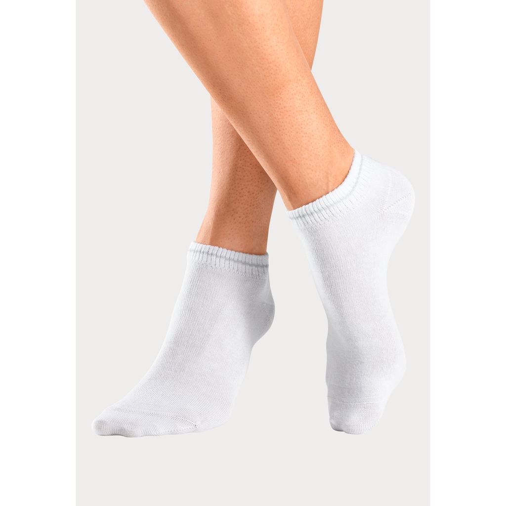 Bench. Sneakersocken, (Packung, 6 Paar), mit unterschiedlichen Designs