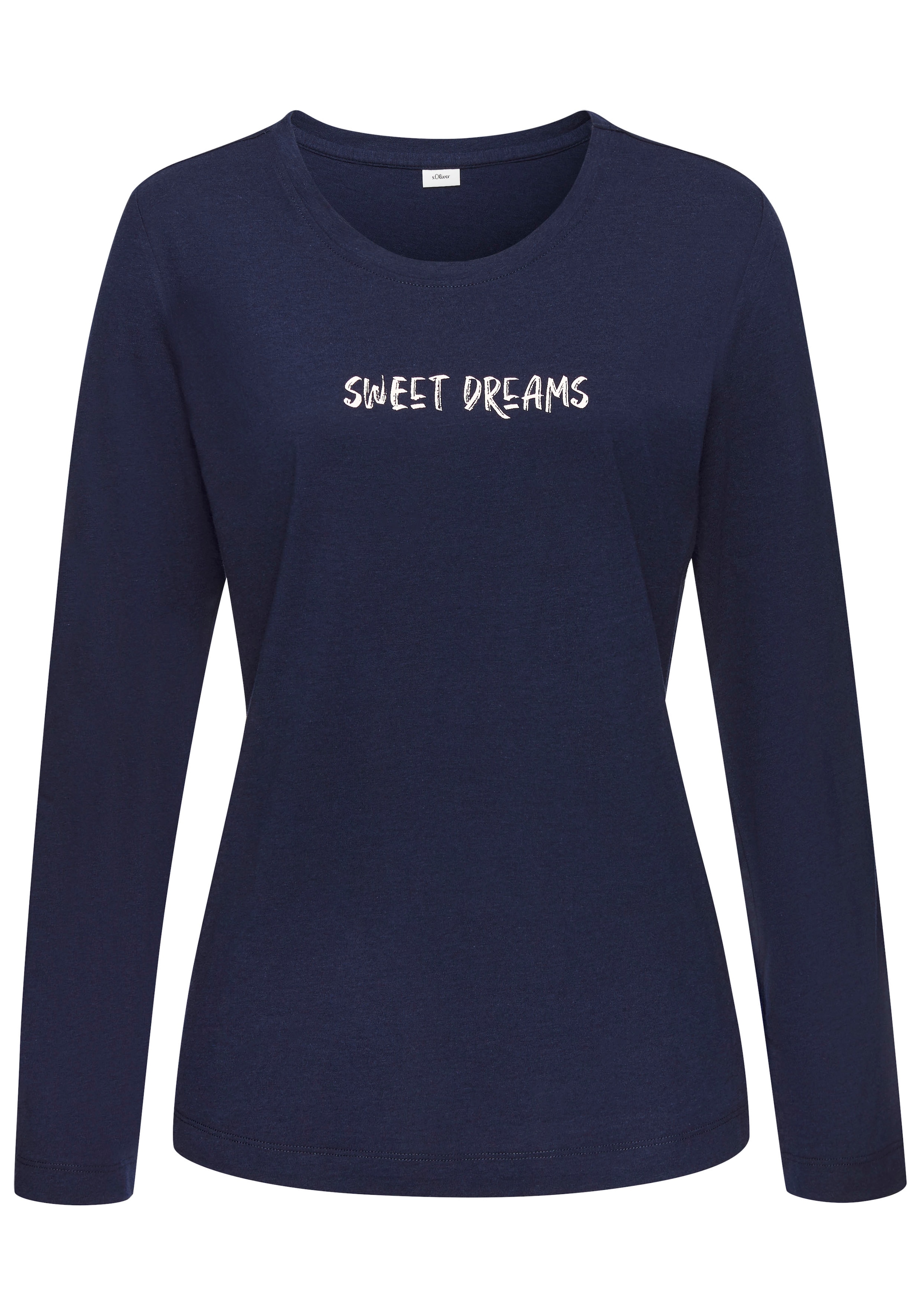 s.Oliver T-shirt à manches longues Mit kleinem Frontprint