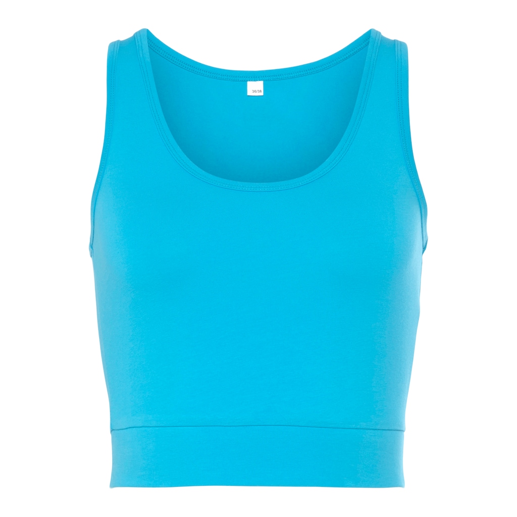 LASCANA ACTIVE Sporttop, Crop-Top mit breiten Trägern