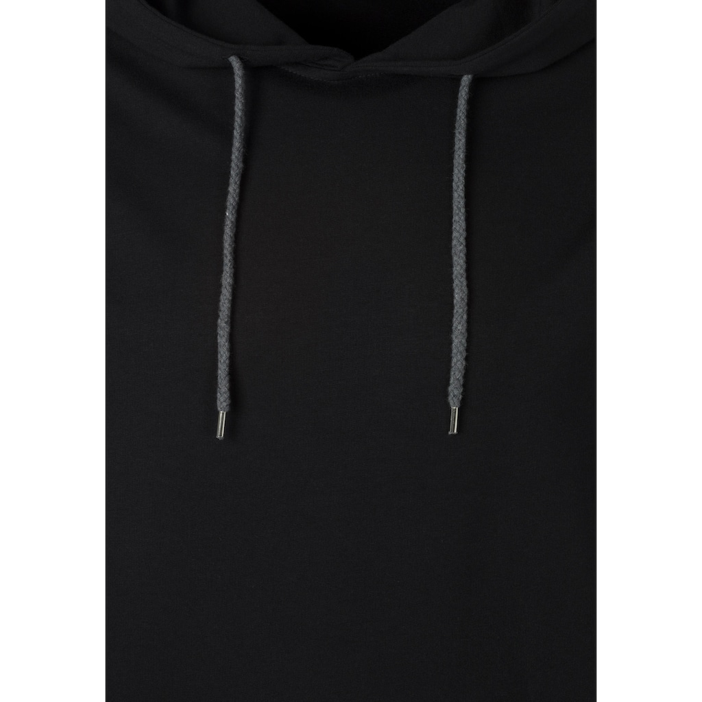 Bench. Loungewear Hoodie, Langarm, Sweatshirt mit Rundhals und Kapuze, Baumwollmischung