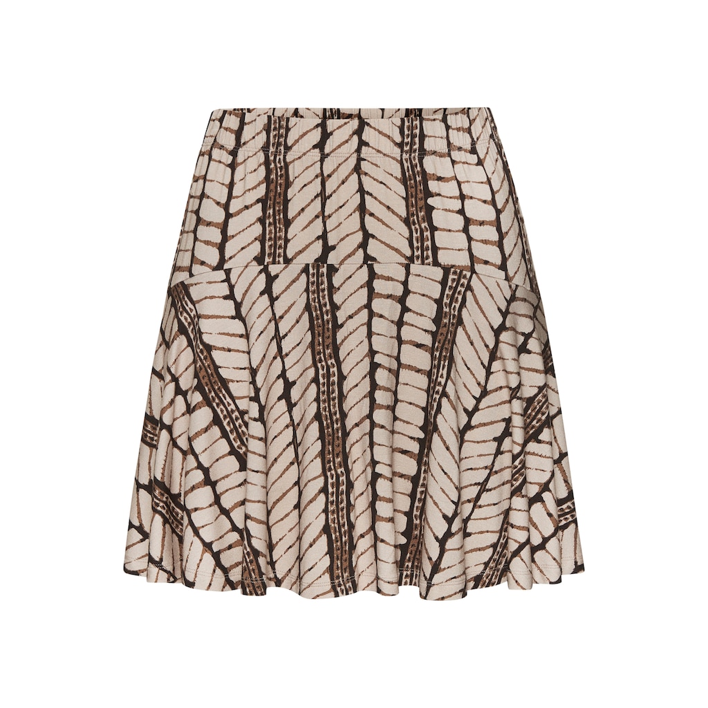 LASCANA Hosenrock, mit Alloverprint, Skort, Rock inklusive Hose