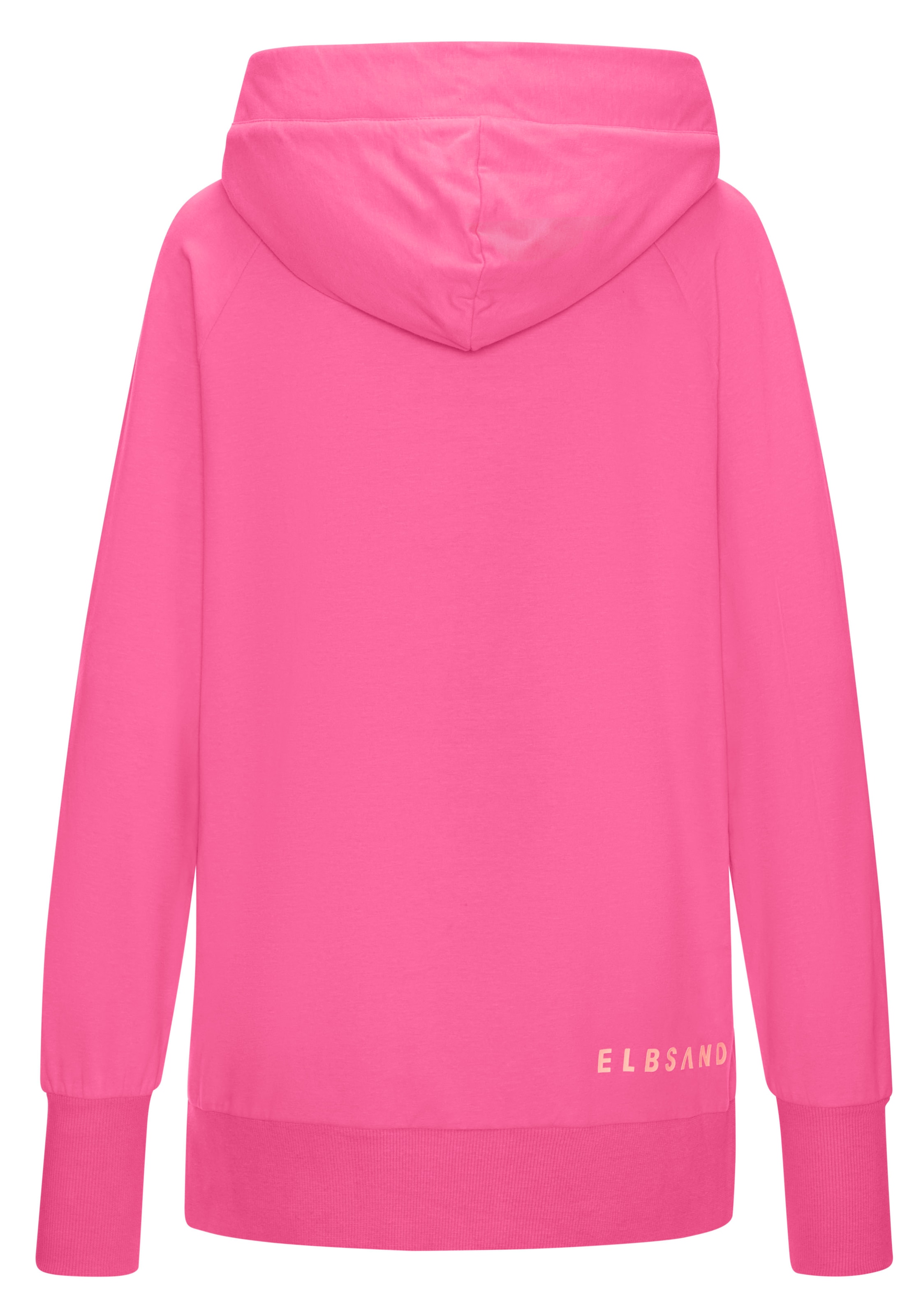 Elbsand Kapuzensweatshirt »Svana«, mit Logoprint, bequemer Hoodie, seitliche Schlitze
