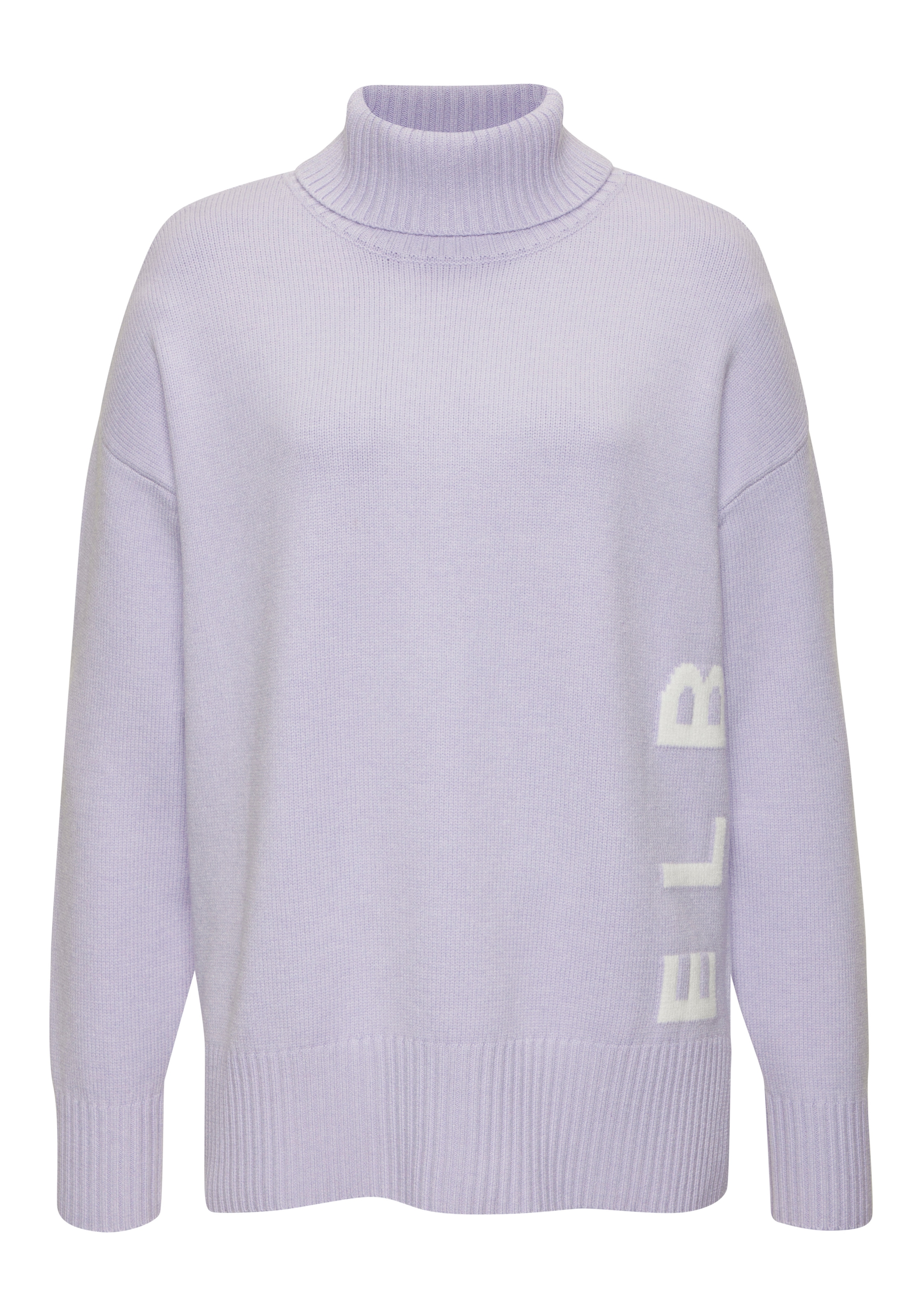 Elbsand Pull à col roulé »mit eingestricktem Logoschriftzug« Kuscheliger Strickpullover, lockere Passform, super weich, casual