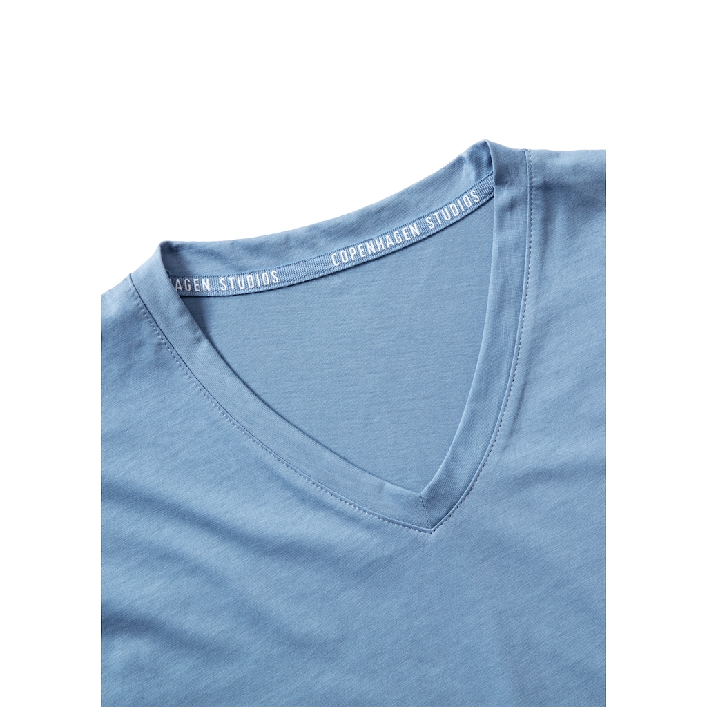 Copenhagen Studios T-Shirt, (Packung, 3er-Pack), Unterziehshirt aus hochwertiger Bio-Baumwolle
