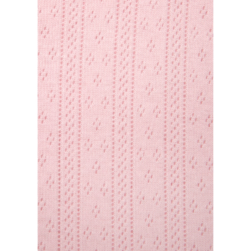 s.Oliver Pyjamaoberteil, aus Ajour-Strick