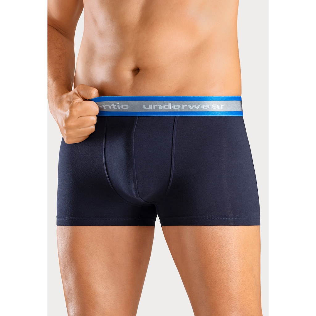AUTHENTIC LE JOGGER Boxer »Boxershorts für Herren«, (Packung, 4 St., 4er-Pack), angenehm weiches Neon-Bündchen