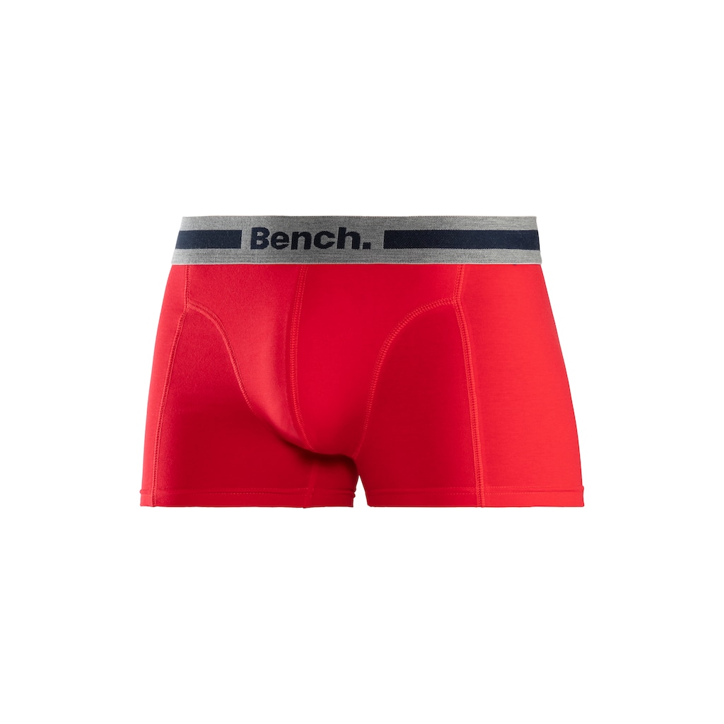 Bench. Boxer »Boxershorts für Herren«, (Packung, 4 St.), Unterhosen mit Overlock-Nähten vorn