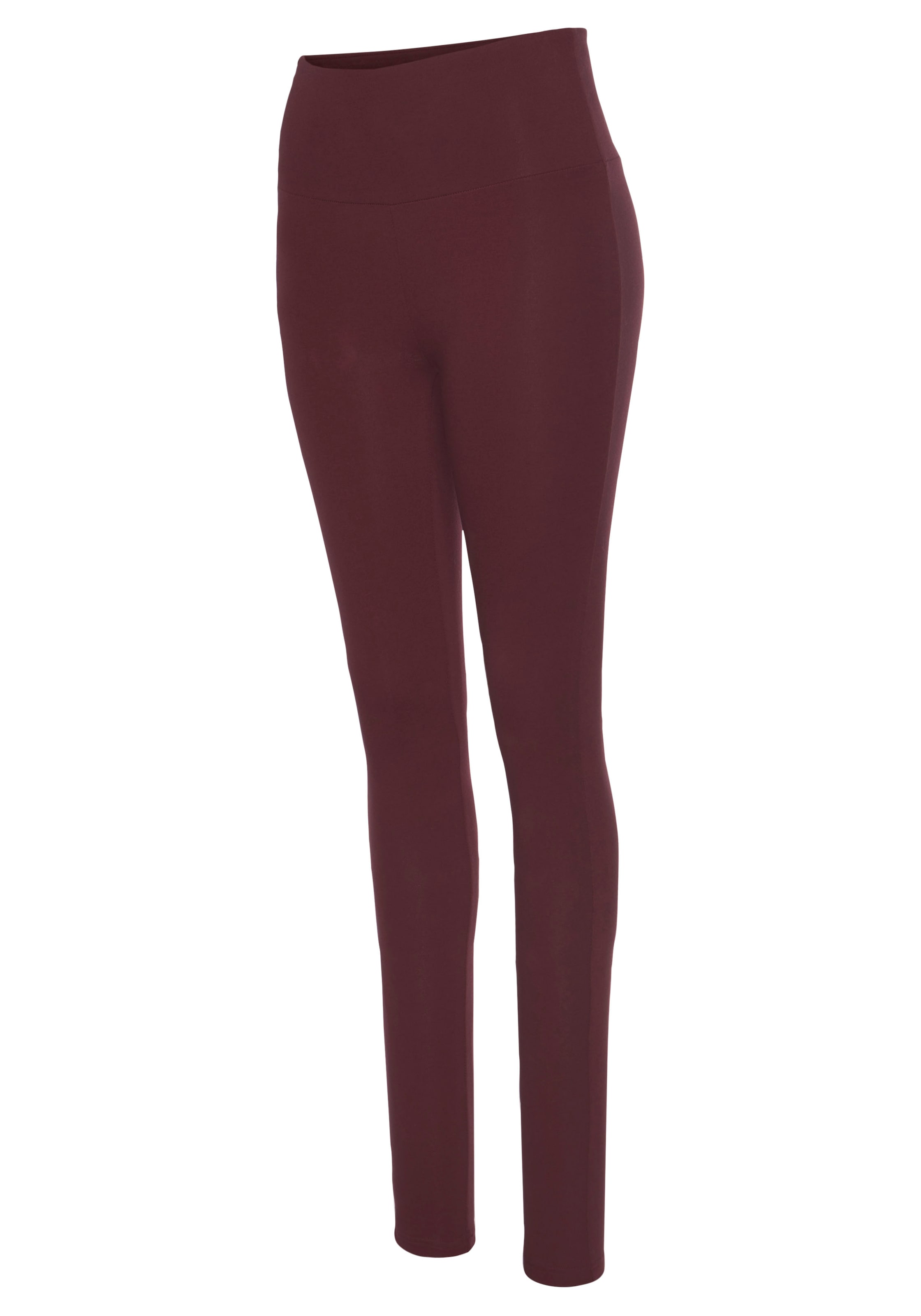 LASCANA Leggings, mit breitem Bündchen, Loungewear