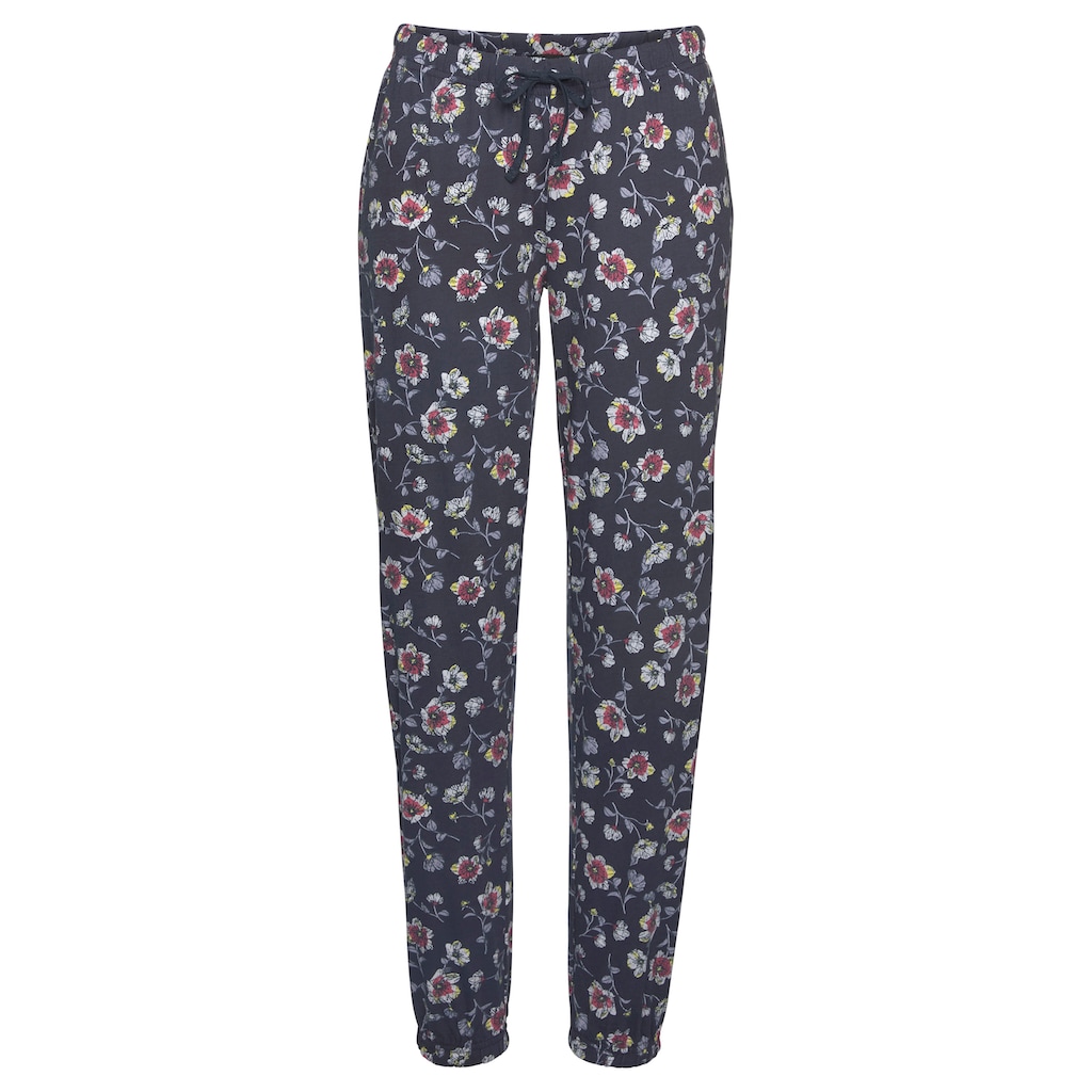 Vivance Dreams Pyjama, (2 tlg.), mit gemusterter Schlafhose