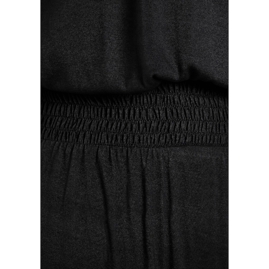 s.Oliver Overall, mit breitem Smokeinsatz, eleganter Jumpsuit, festlich