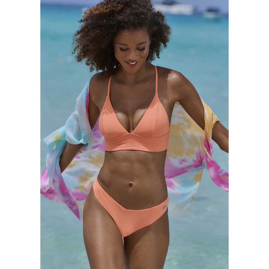 Venice Beach Triangel-Bikini-Top »Lucky«, aus gerippter Strukturware