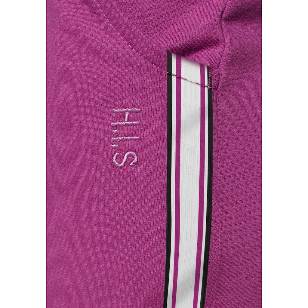 H.I.S Homewearhose, -Loungehose mit seitlichen Streifen und Eingrifftaschen, Loungewear