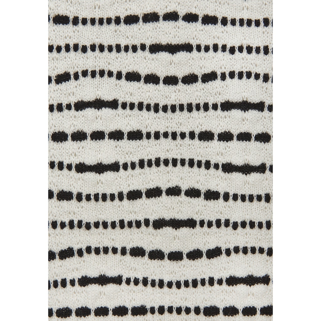 Vivance Rundhalsshirt »mit Flügelärmelchen«, aus leichter Feinstrickqualität