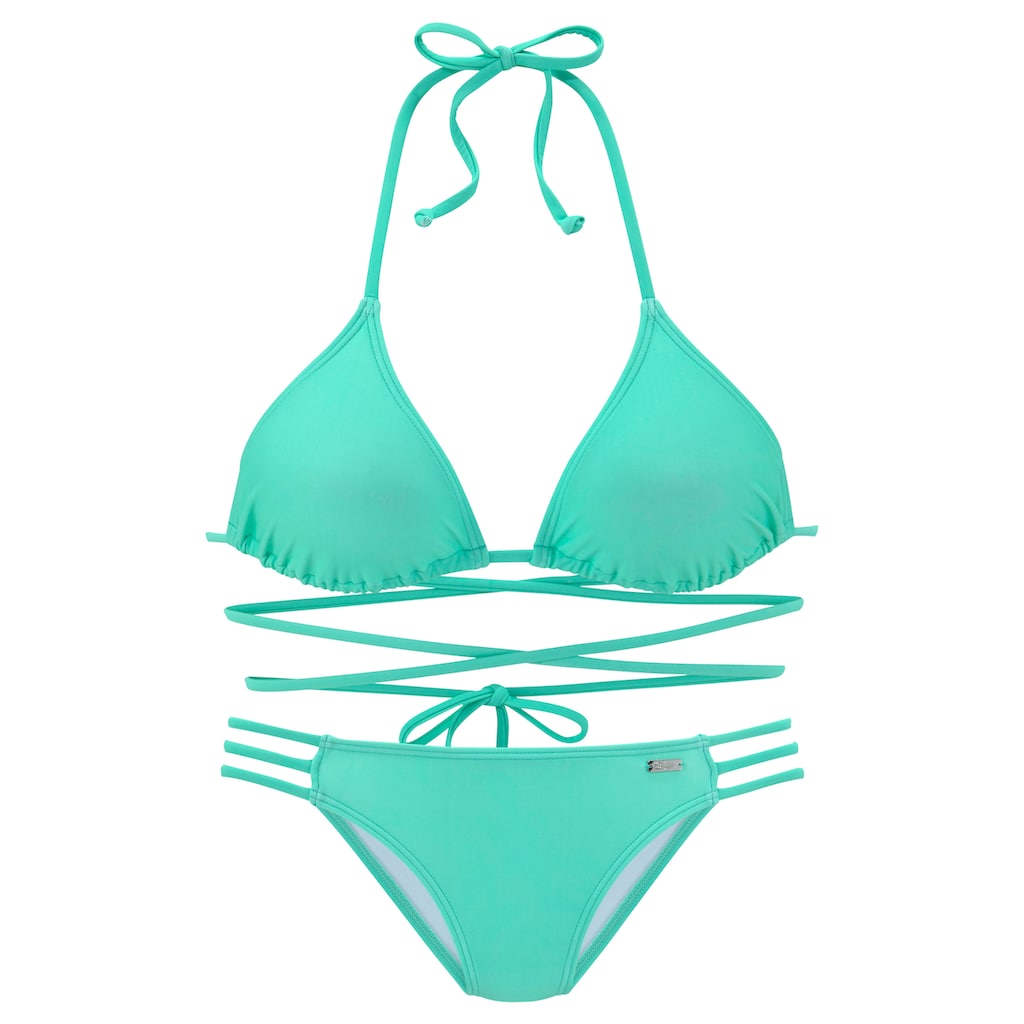 Buffalo Triangel-Bikini, mit modischen Bindebändern