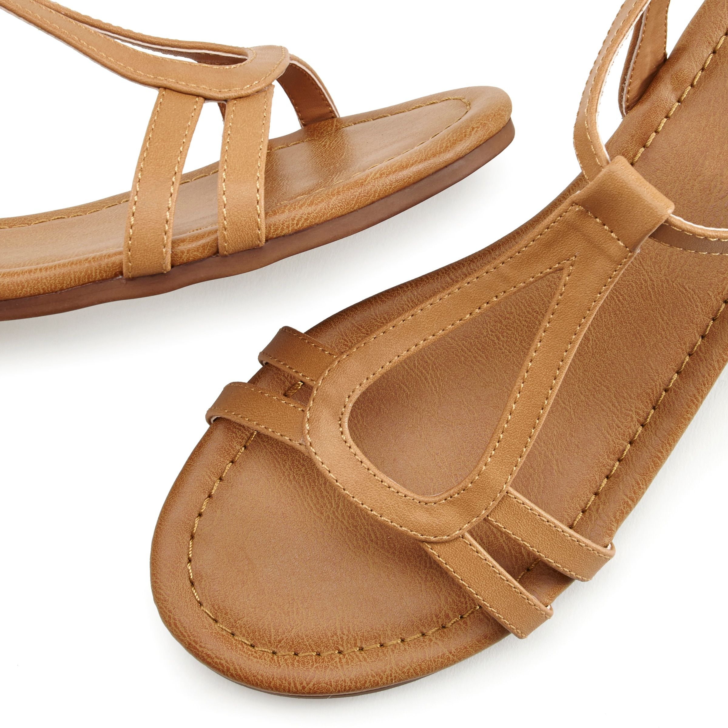 Vivance Sandale, Sandalette, Sommerschuh mit raffinierten Riemchen VEGAN