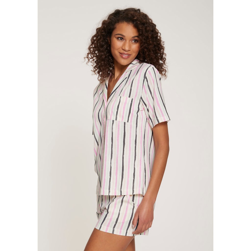 Vivance Dreams Shorty, (2 tlg.), mit Aquarell-Muster
