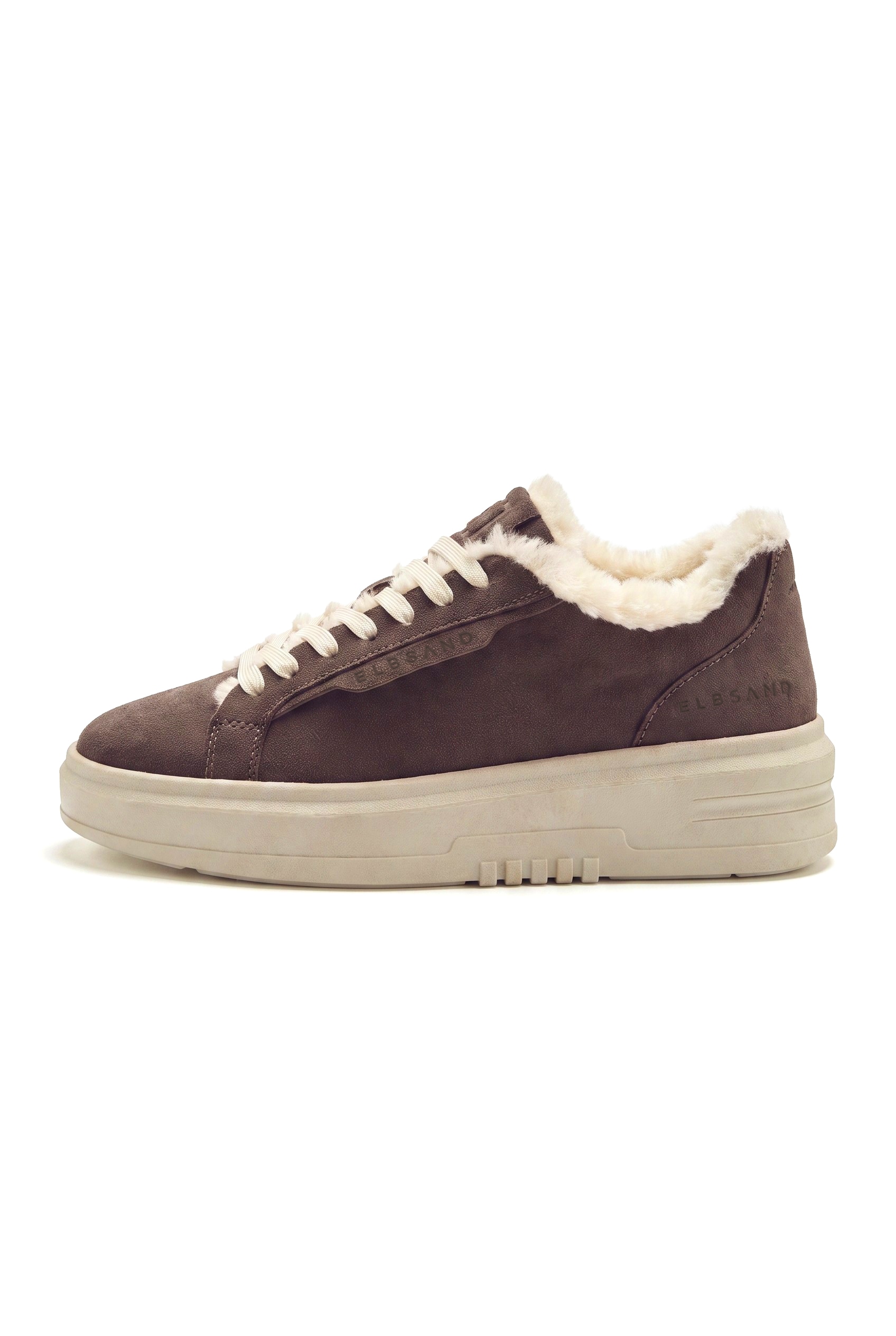 Elbsand Sneakers »Schnürschuh, Turnschuh, Schnürhalbschuh, Freizeitschuh, Ledersneaker«  NOUVEAU en cuir avec doublure chaude douillette et semelle plateforme