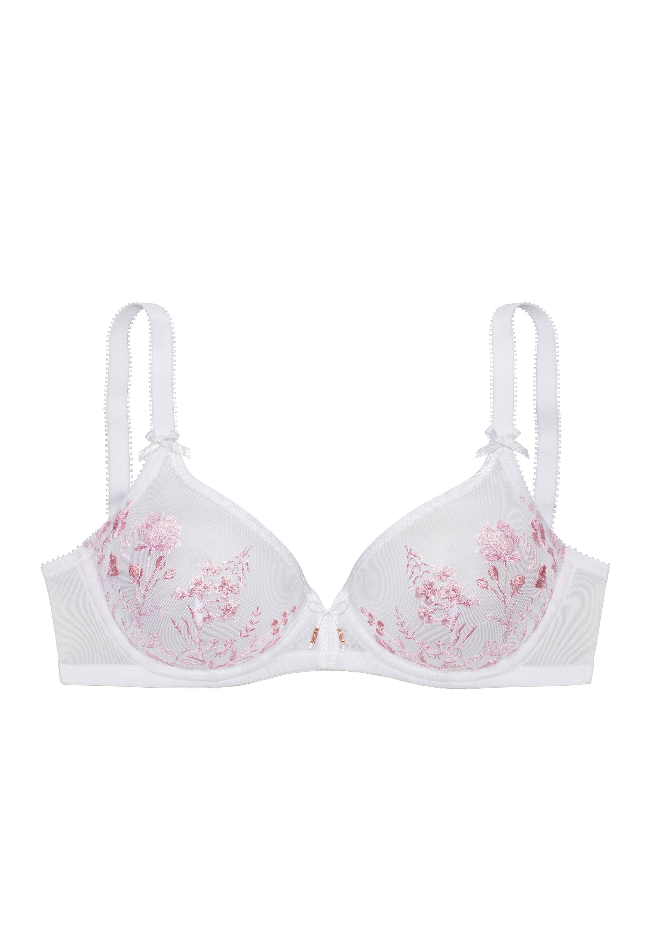 LASCANA Soutien-gorge à armatures »Maria« mit Blumen aus edler Stickereispitze – auch ideal für grosse Grössen