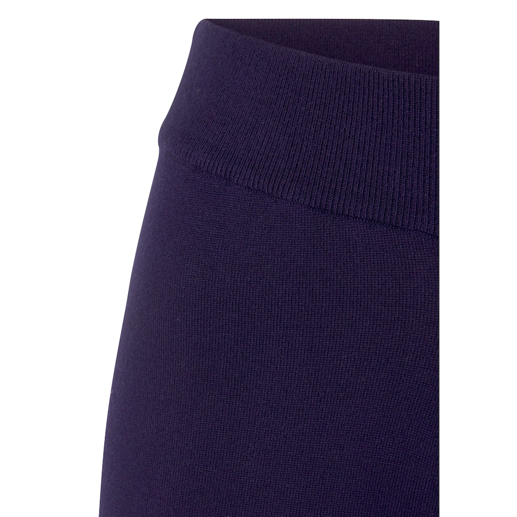 LASCANA Strickhose, mit weitem Bein, Loungewear