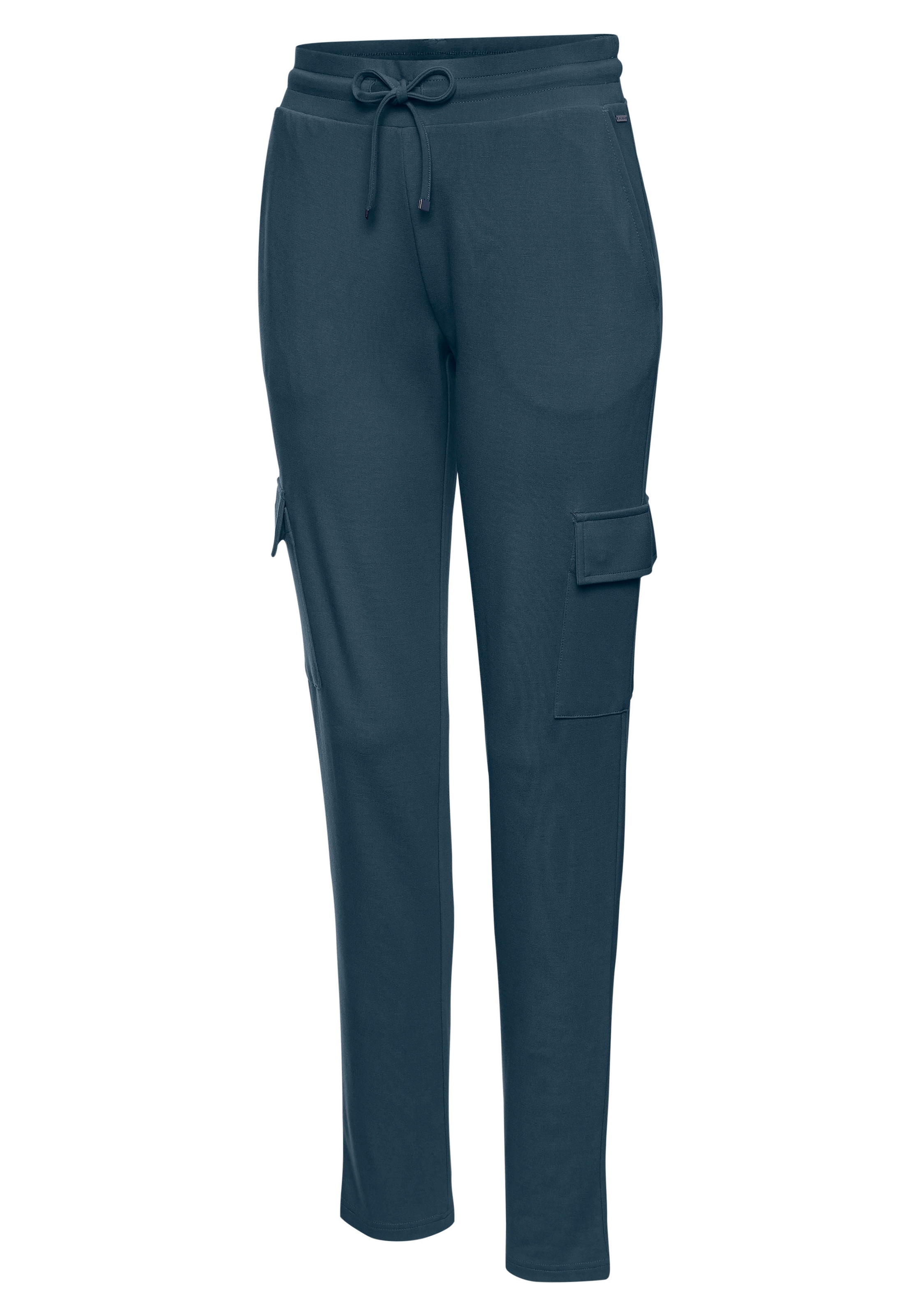 LASCANA Cargohose  in weich fliessendem Material, Loungewear