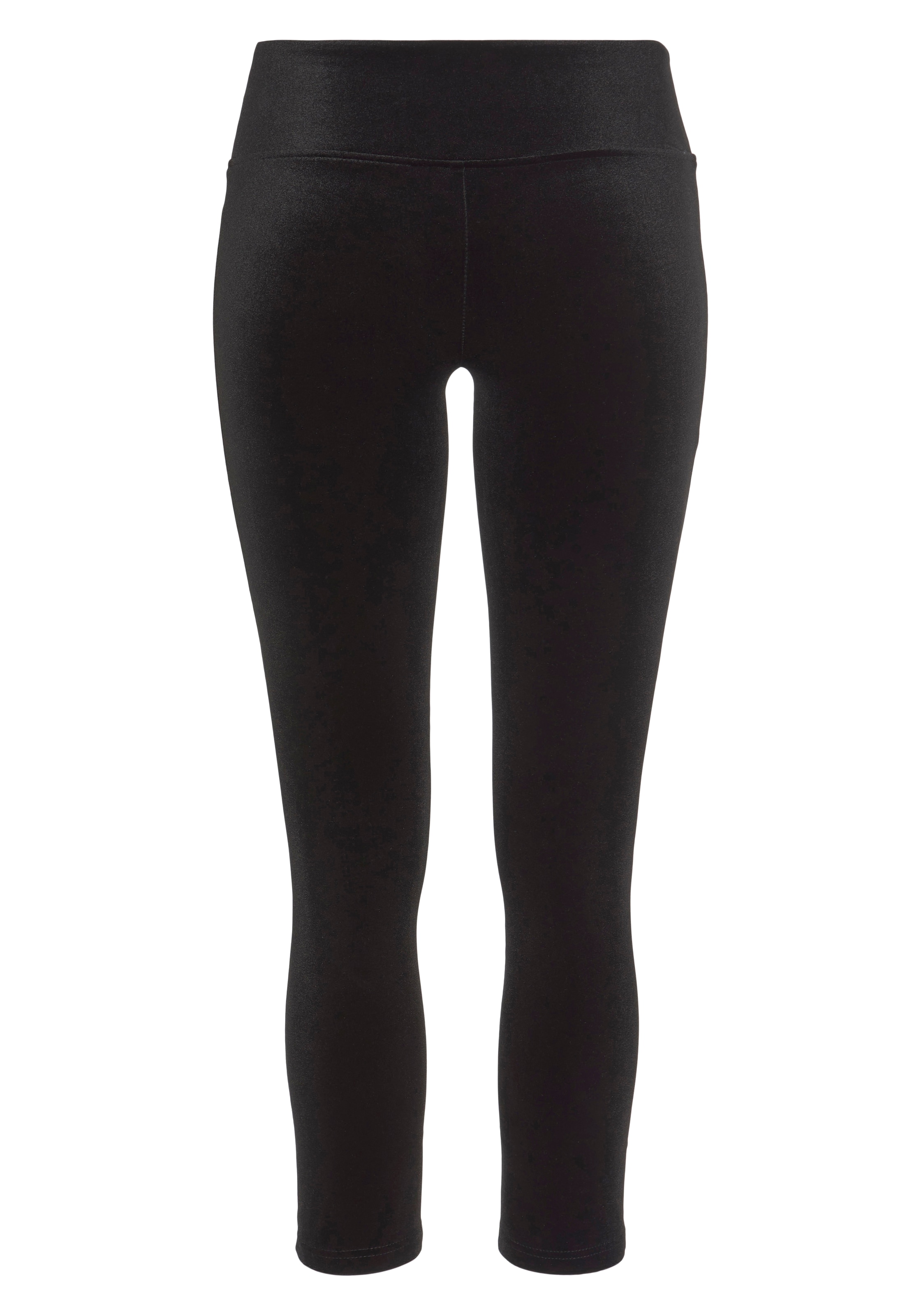 LASCANA Leggings, in weicher, elastischer Samtoptik