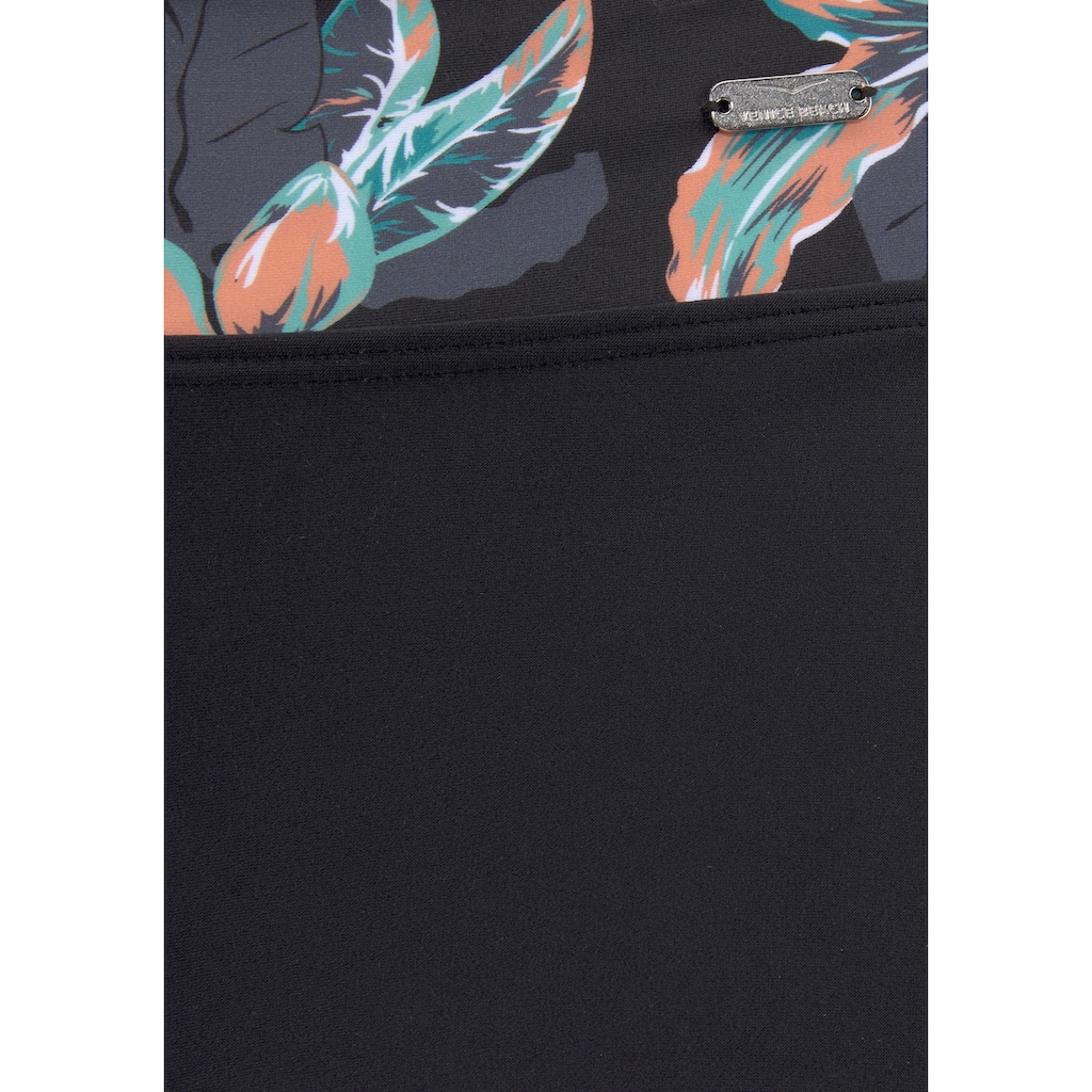 Venice Beach Bikini-Hotpants »Lori«, bedruckt, mit Blumendesign, aus recyceltem Polyamid, Mix-Kini