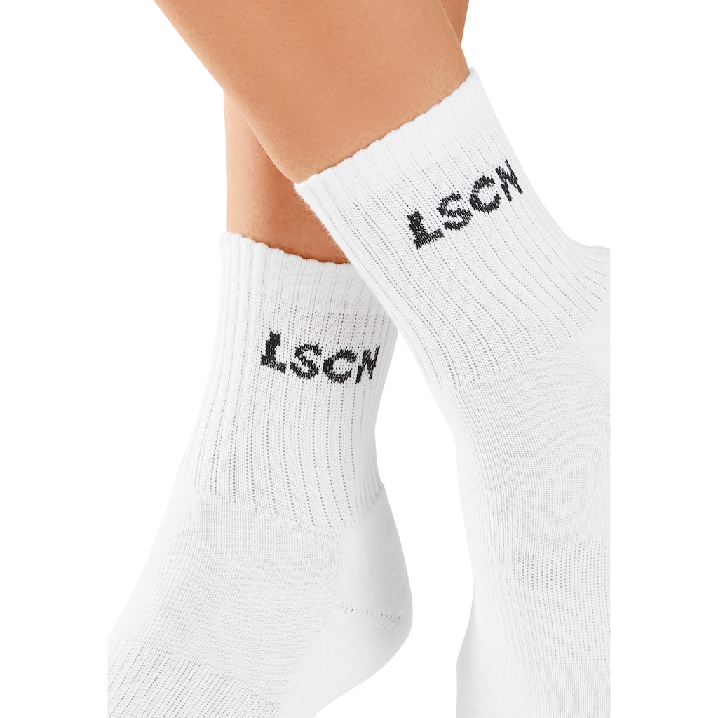 LSCN by LASCANA Tennissocken, (Packung, 2 Paar), mit Halbfussfrottee