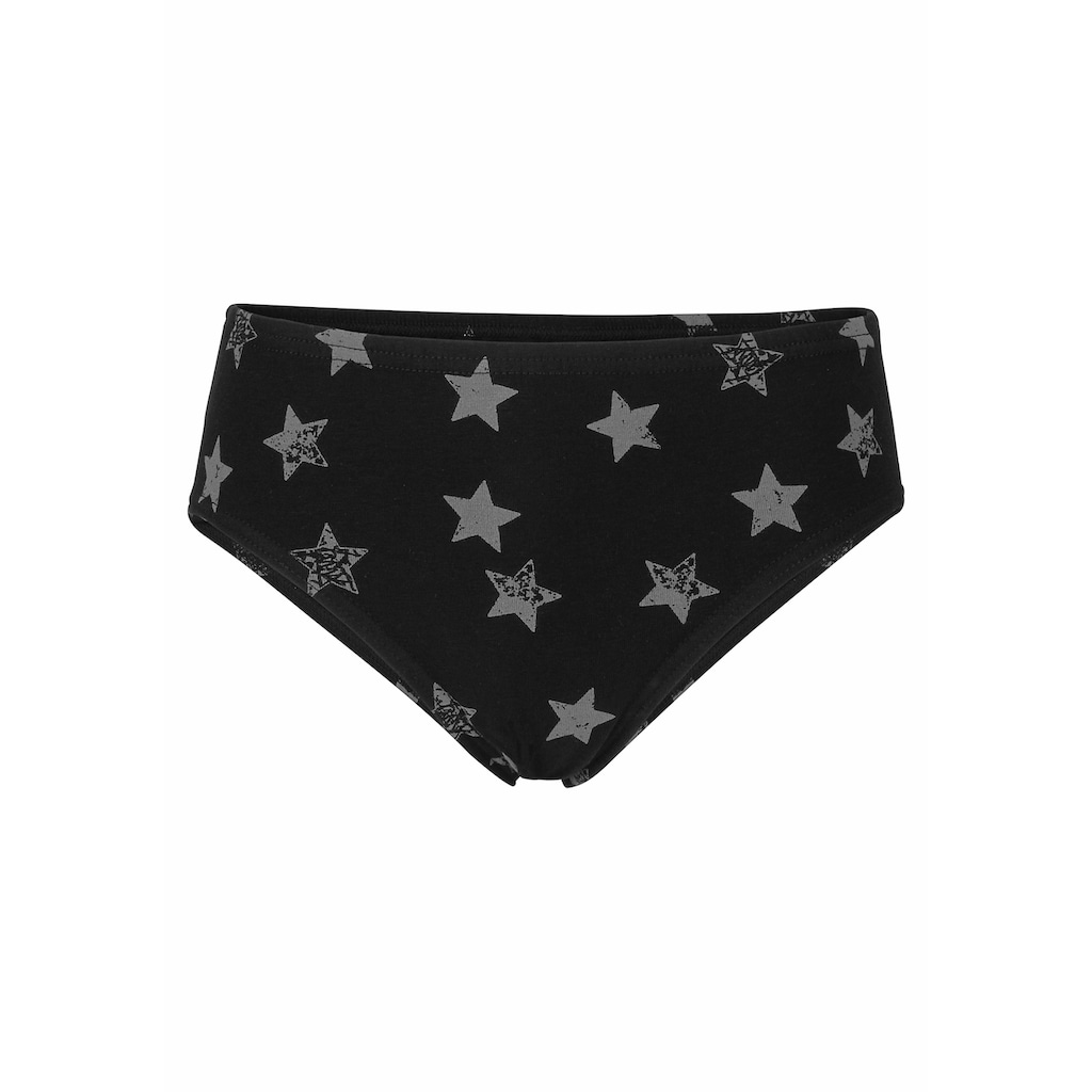 Vivance Slip, (Packung, 4 St.), mit Sternendruck