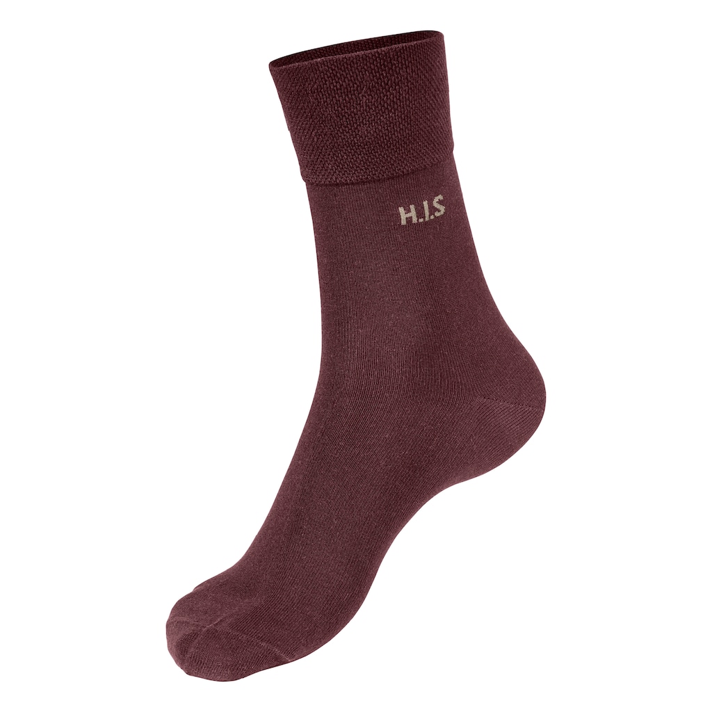 H.I.S Socken, (Packung, 12 Paar), ohne einschneidendes Gummi