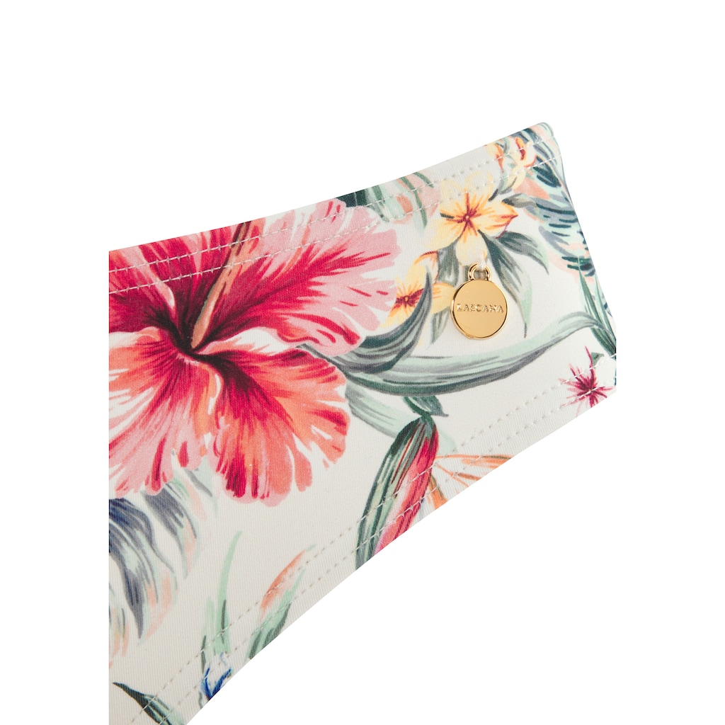 LASCANA Bikini-Hose »Salsa«, mit normalem Schnitt und tollem Blumenprint