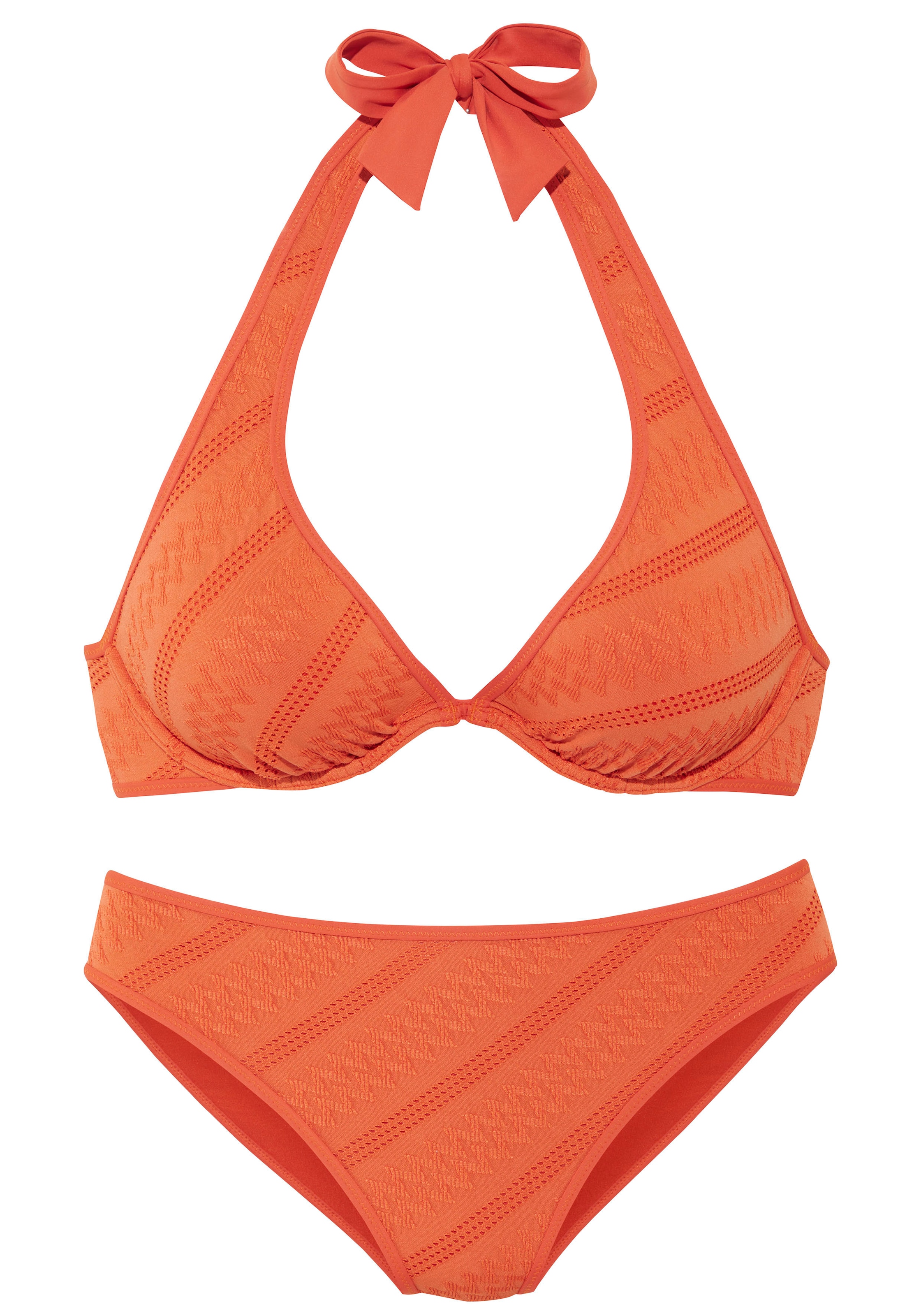 s.Oliver Bügel-Bikini »Naila«, (Set), mit Struktur