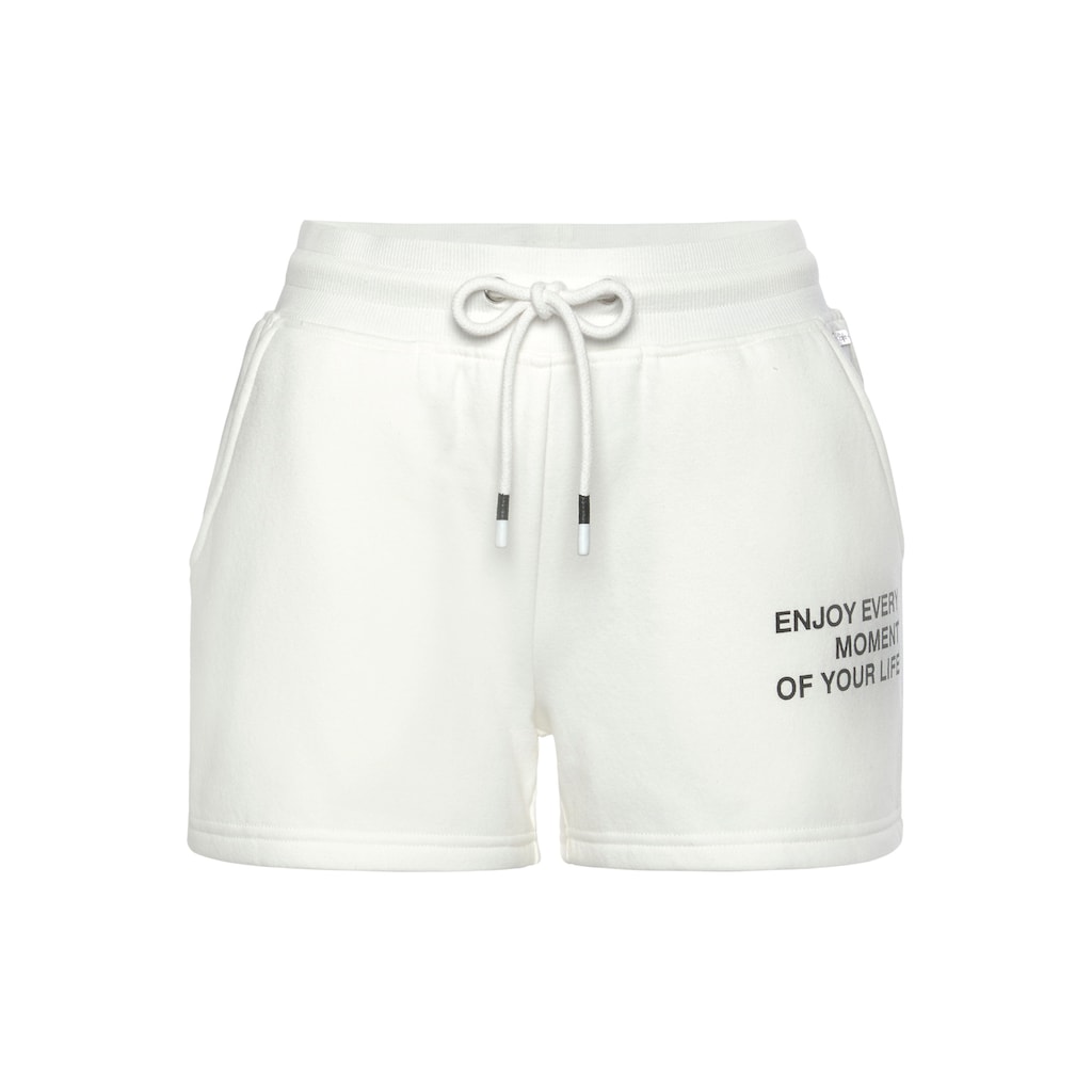 Buffalo Sweatshorts, mit Statement Druck, Loungewear