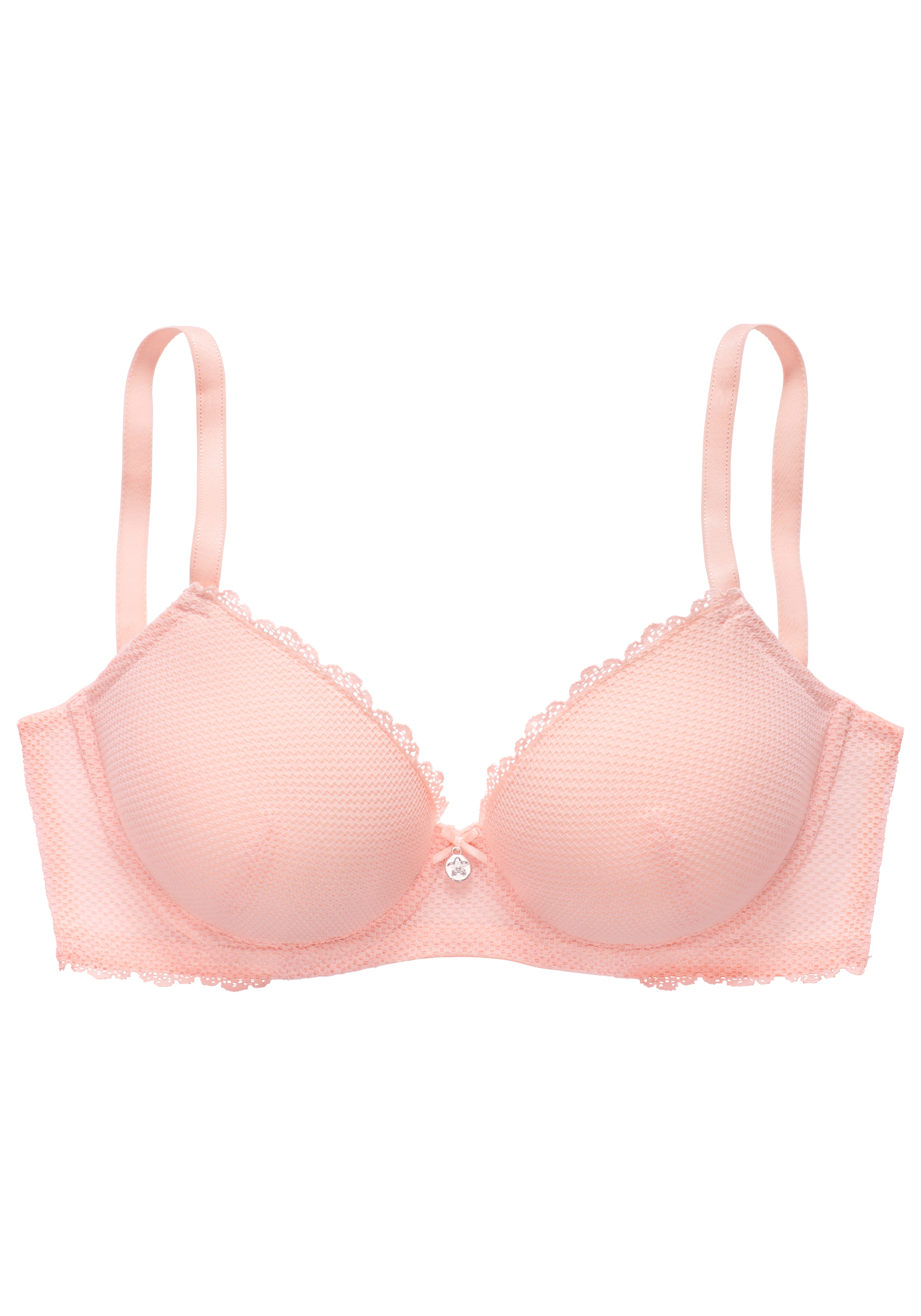 Vivance Schalen-BH, mit Bügel aus elastischer Netzspitze, sexy Dessous