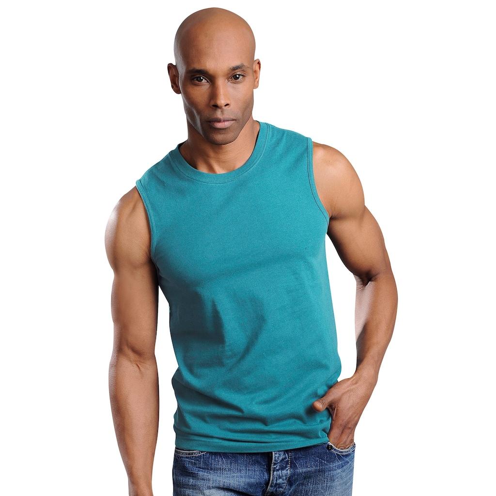 H.I.S Muscleshirt, (Packung, 3 tlg.), mit Rundhalsausschnitt