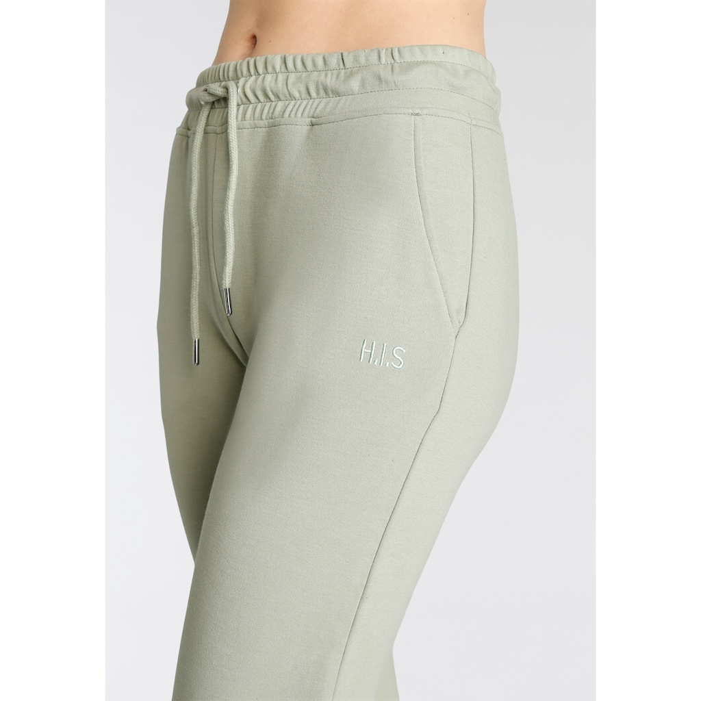 H.I.S Sweathose, Schlupfhose mit kleinem Aufschlag am Saum, Loungewear