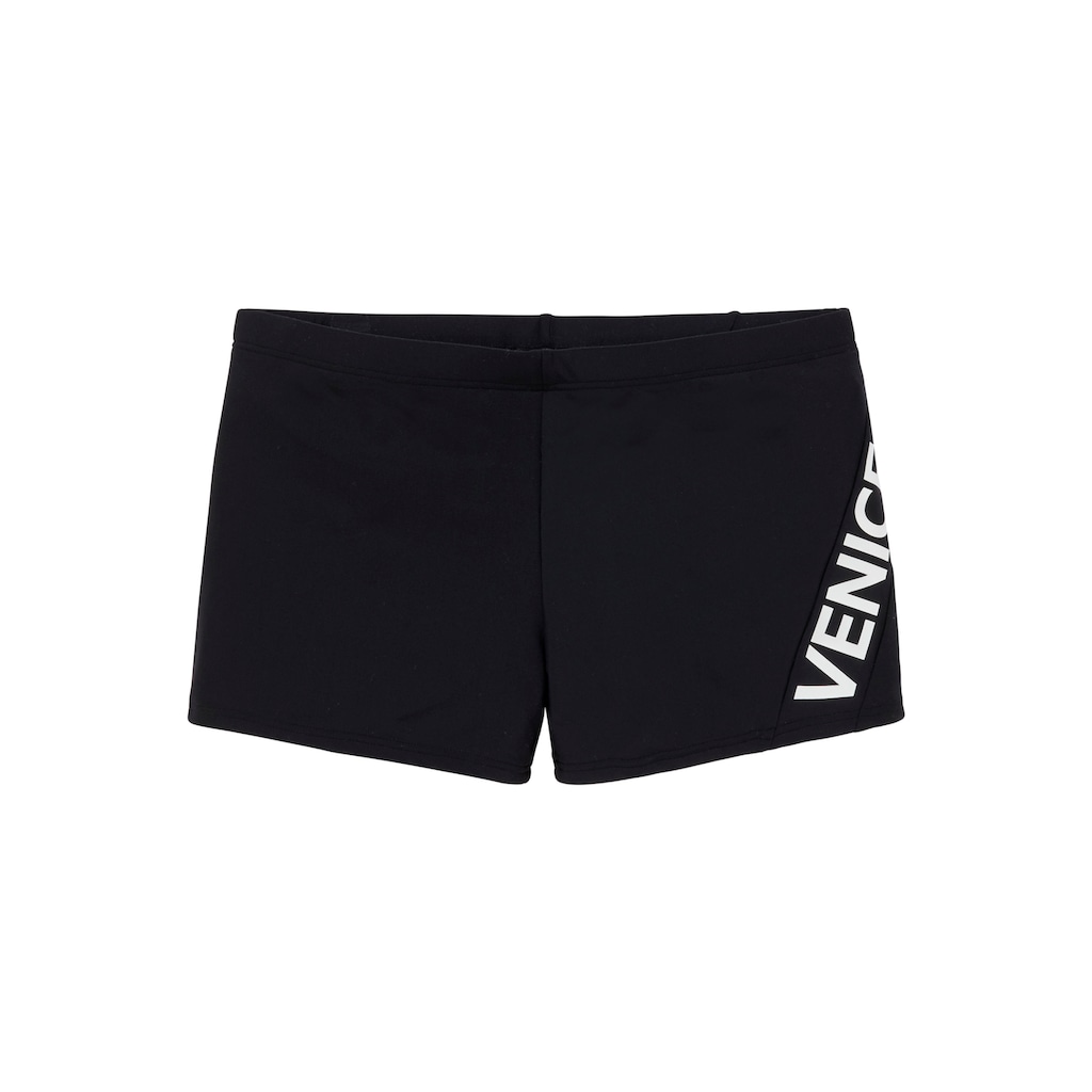 Venice Beach Boxer-Badehose, mit Logo-Schriftzug