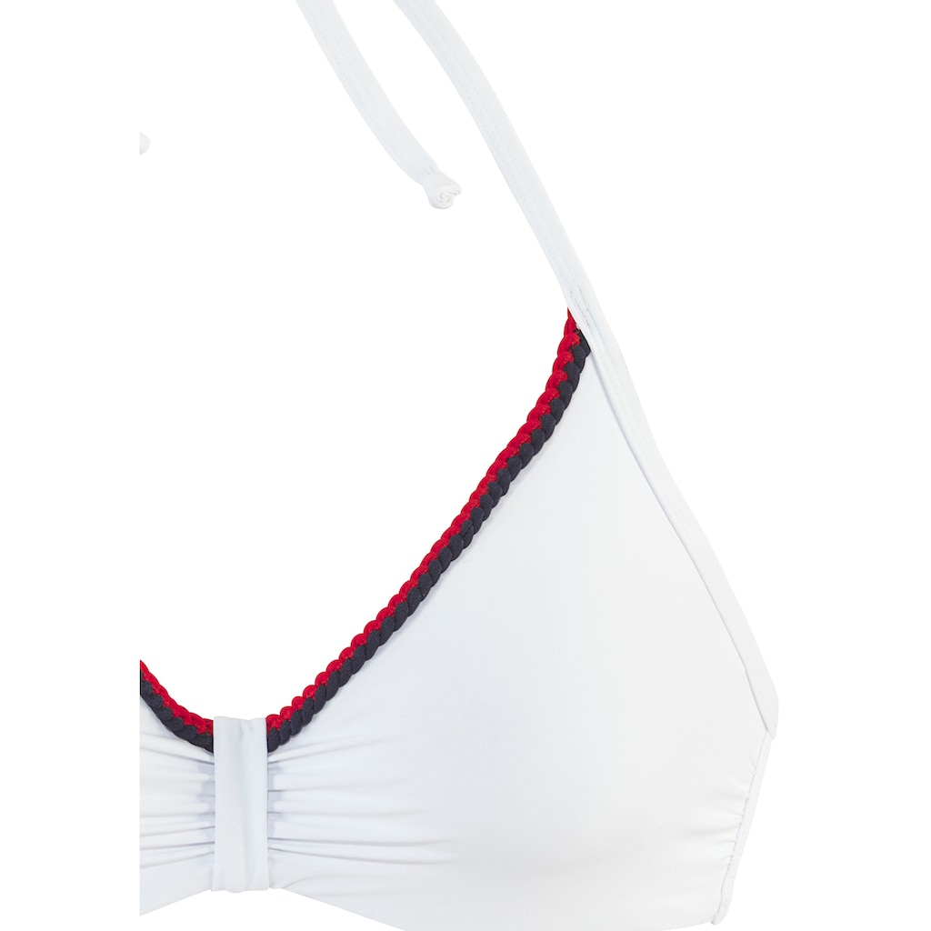 s.Oliver Bügel-Bikini-Top »Junis«, mit geflochtenen Details