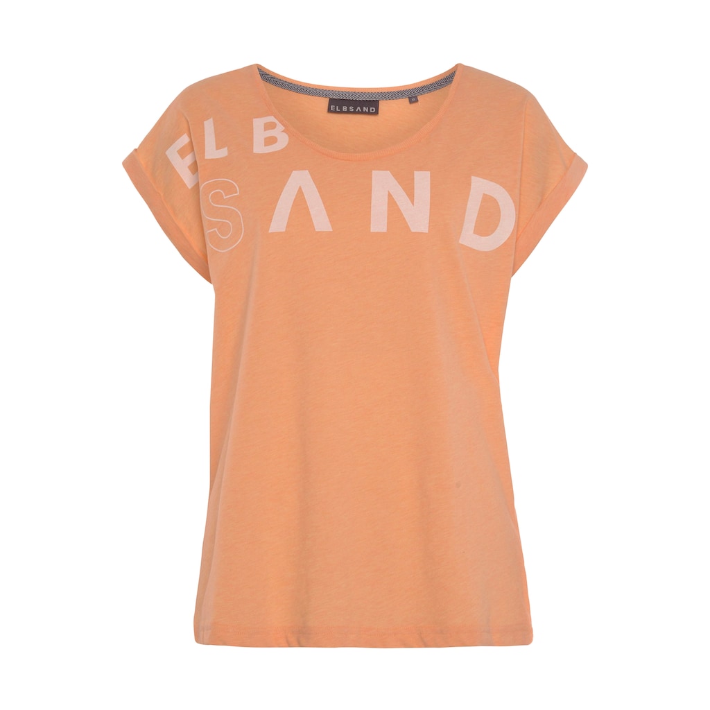 Elbsand T-Shirt, aus weichem Jersey, Kurzarmshirt, sportlich und bequem