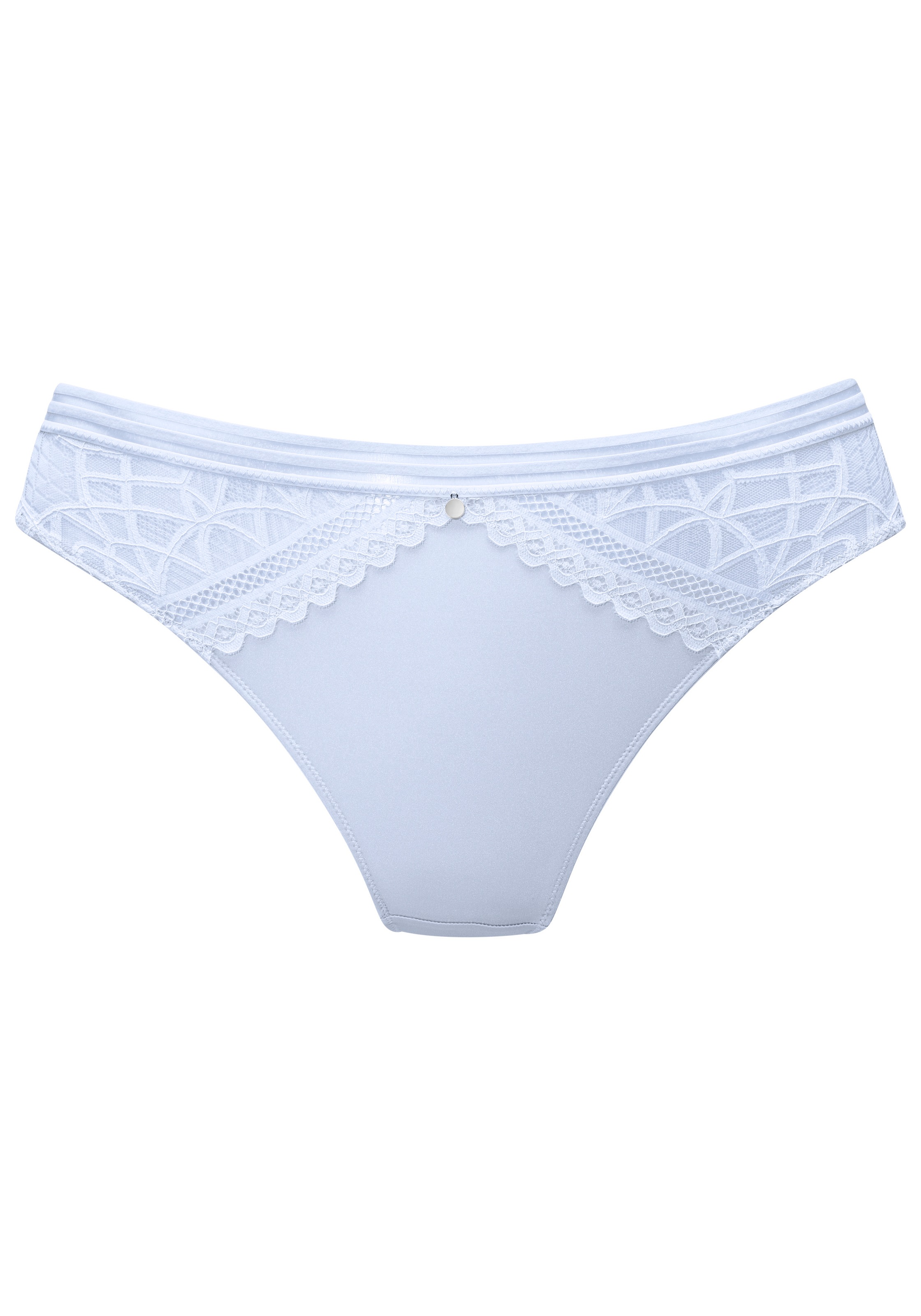 s.Oliver String »Milene« mit graphischen, dezent transparenten Spitzeneinsätzen