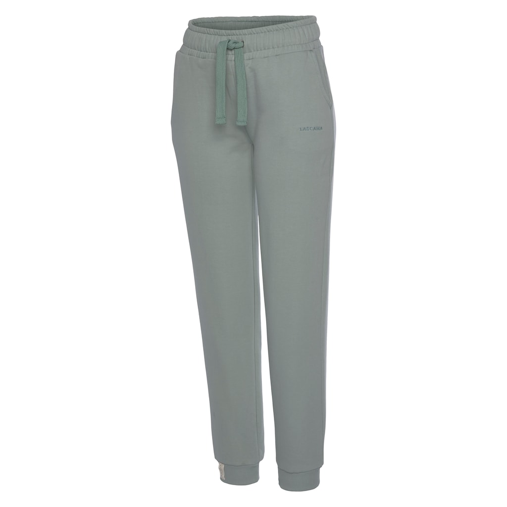LASCANA Sweathose, aus organischer Baumwolle, Loungewear