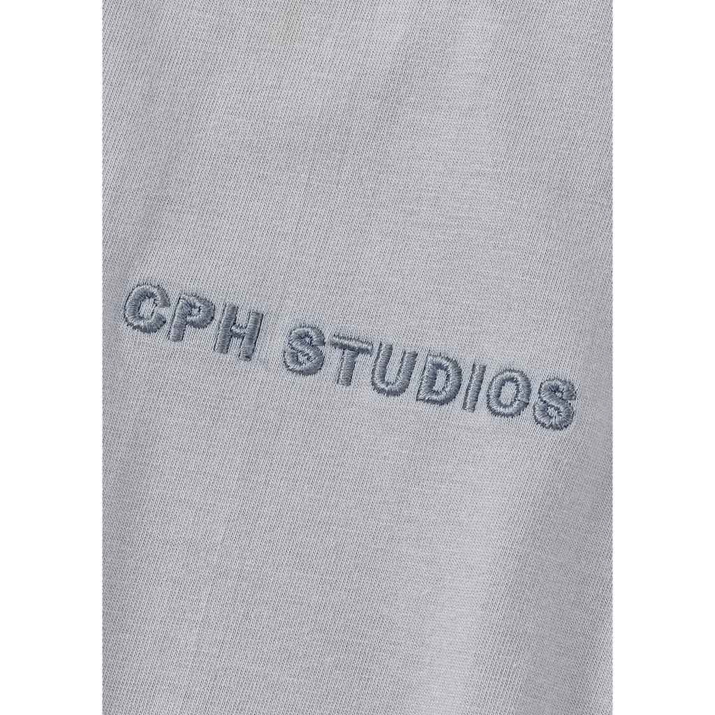 Copenhagen Studios T-Shirt »mit hochwertiger Logostickerei«, Loose-fit, Oversize-Shirt aus heavy Bio-Baumwoll-Qualität