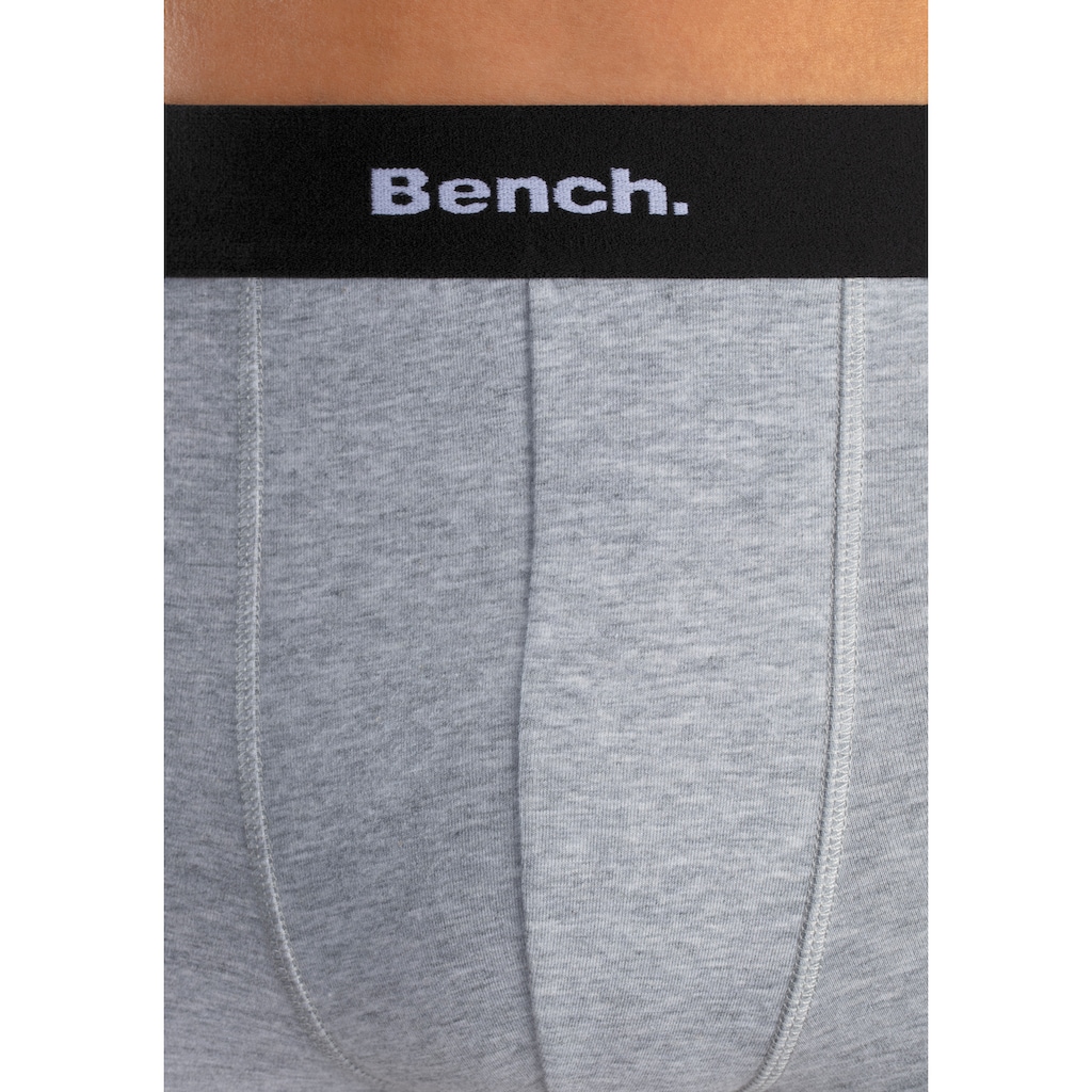 Bench. Boxer »Boxershorts für Herren«, (Packung, 4 St.), Unterhosen mit kontrastfarbigem Bund