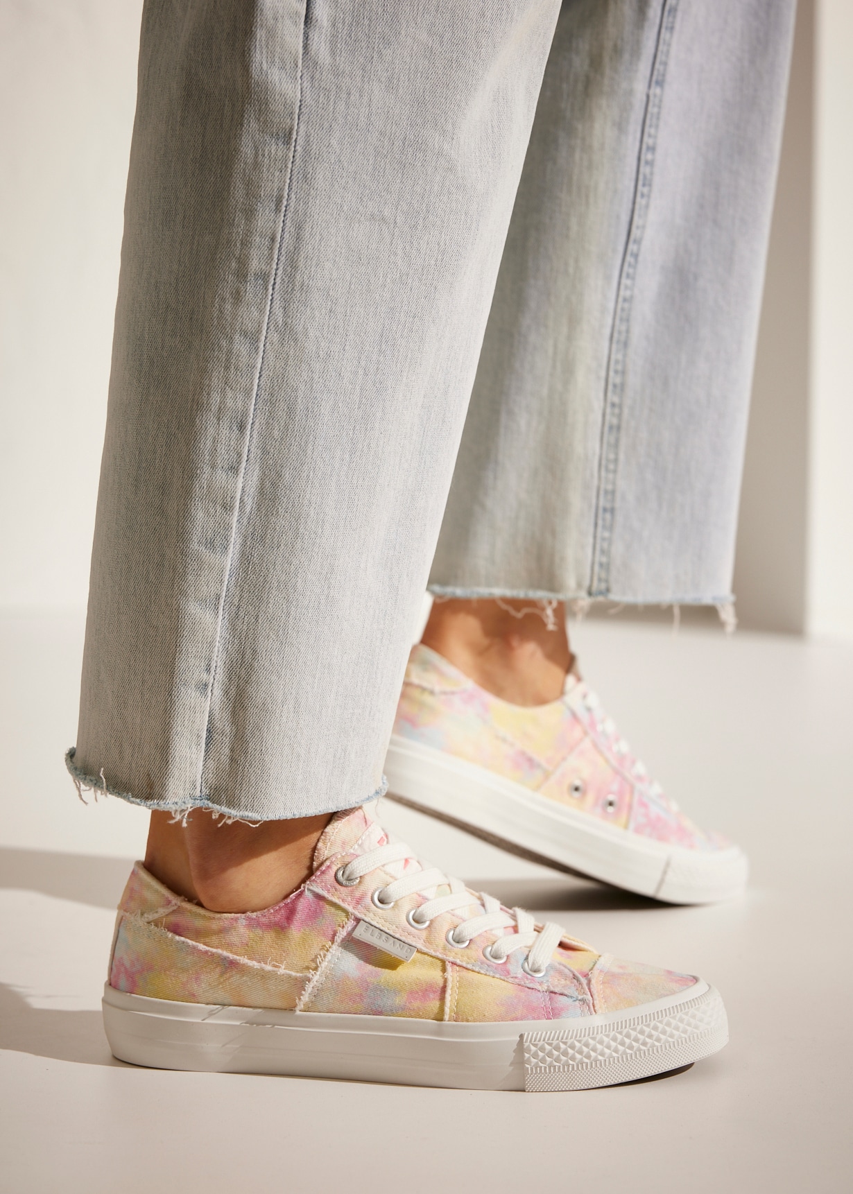 Elbsand Sneaker »Schnürschuh«, Schnürhalbschuh, Freizeitschuh aus Textil, Used-Look VEGAN