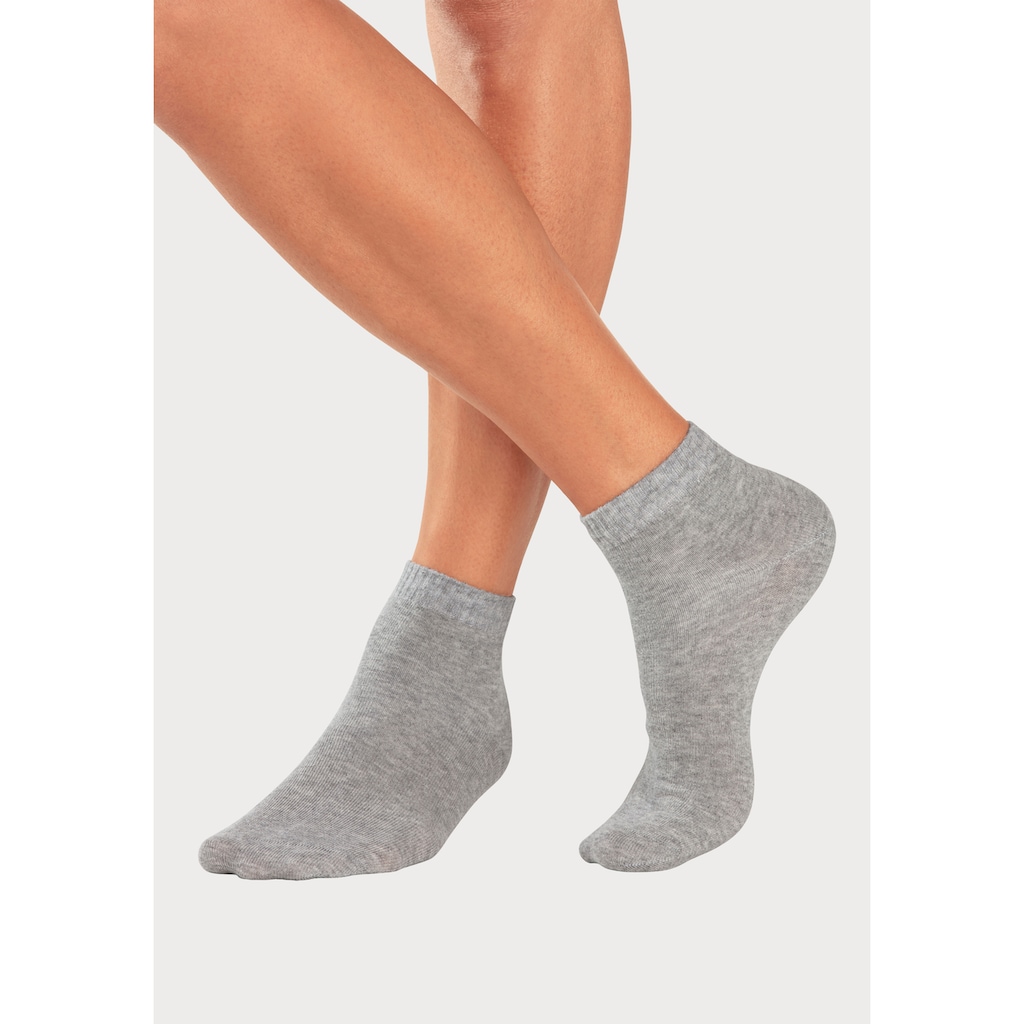 H.I.S Kurzsocken, (Packung, 14 Paar), mit eingestricktem Markenlogo im Innenbund
