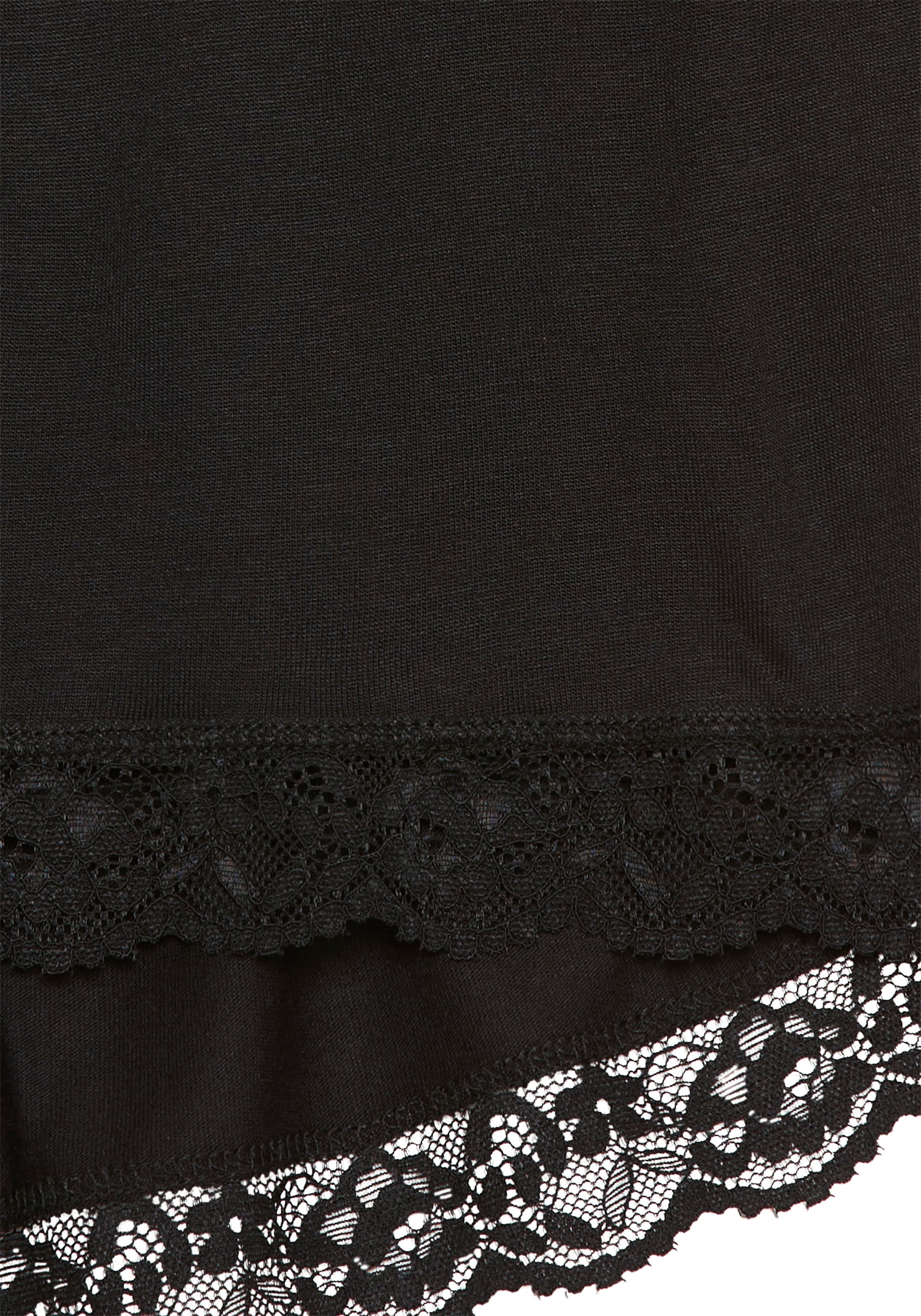 LASCANA Schlafhose  mit Spitzenbesatz am Beinsaum