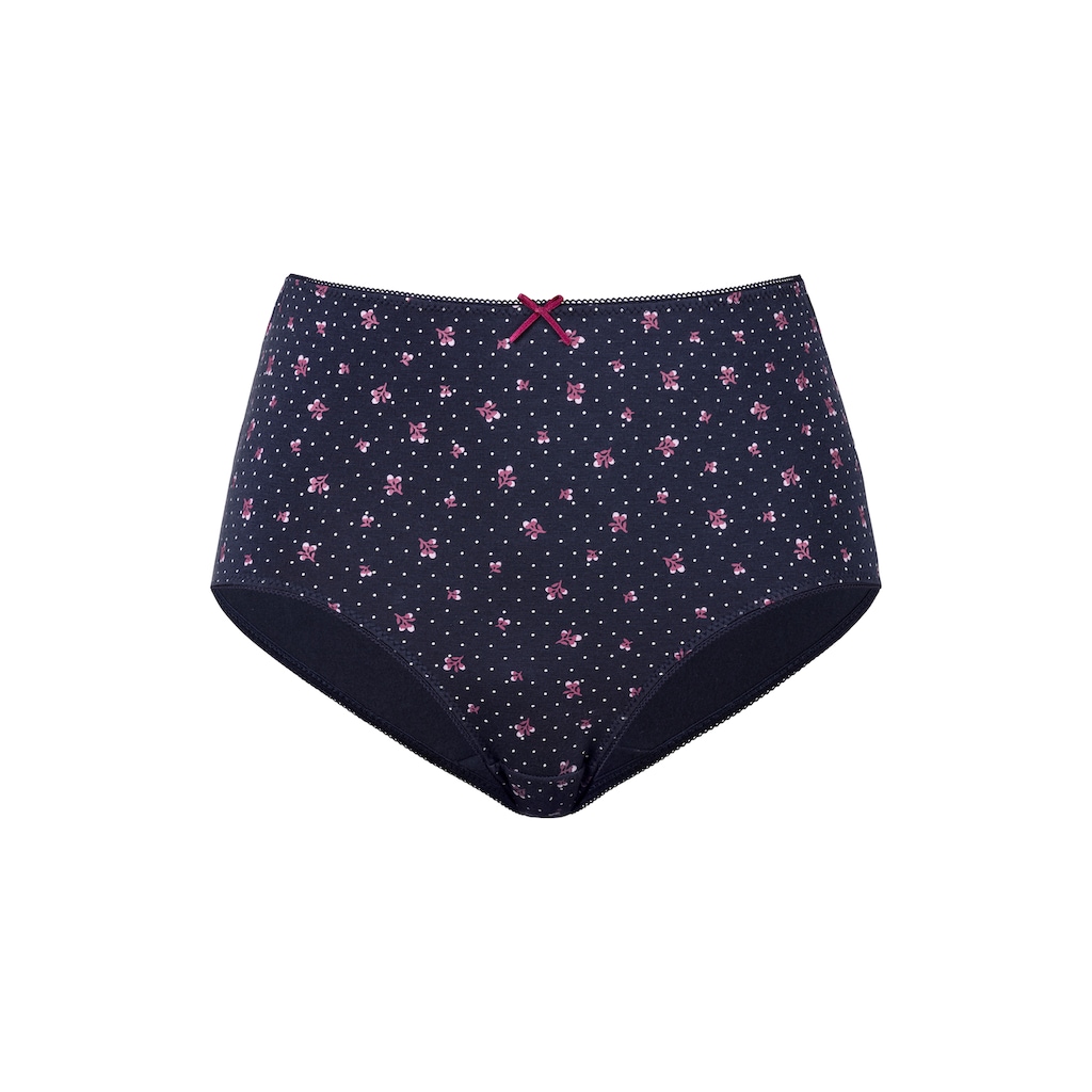 petite fleur Taillenslip, (6er-Pack), aus elastischer Baumwolle