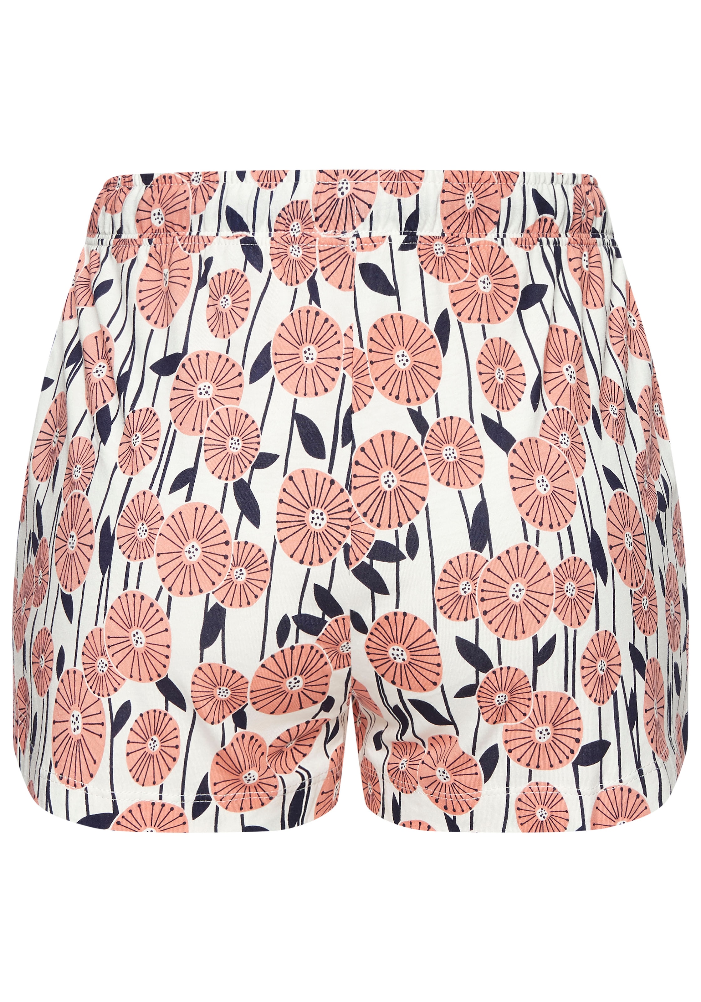 Vivance Dreams Pyjamashorts, mit schönem Alloverdruck