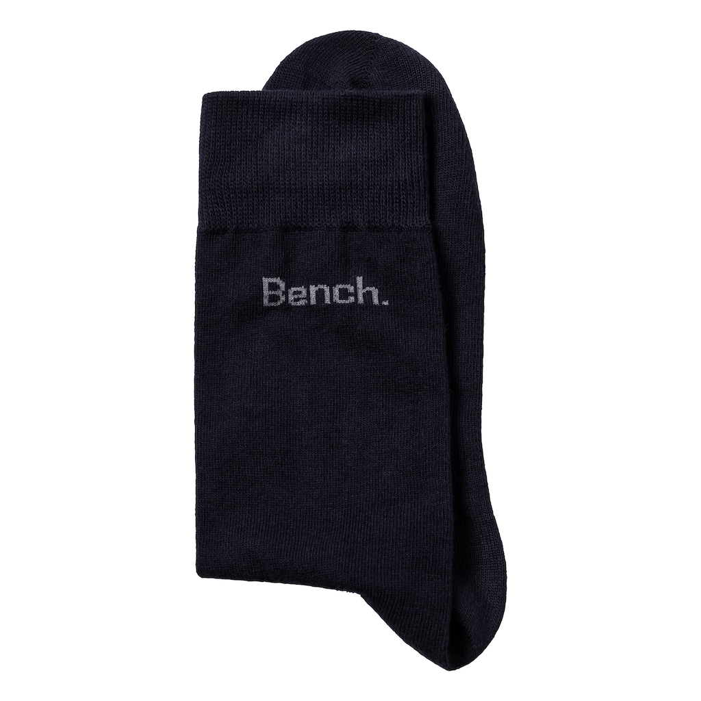 Bench. Basicsocken, (Packung, 4 Paar), in angenehm weicher Markenqualität